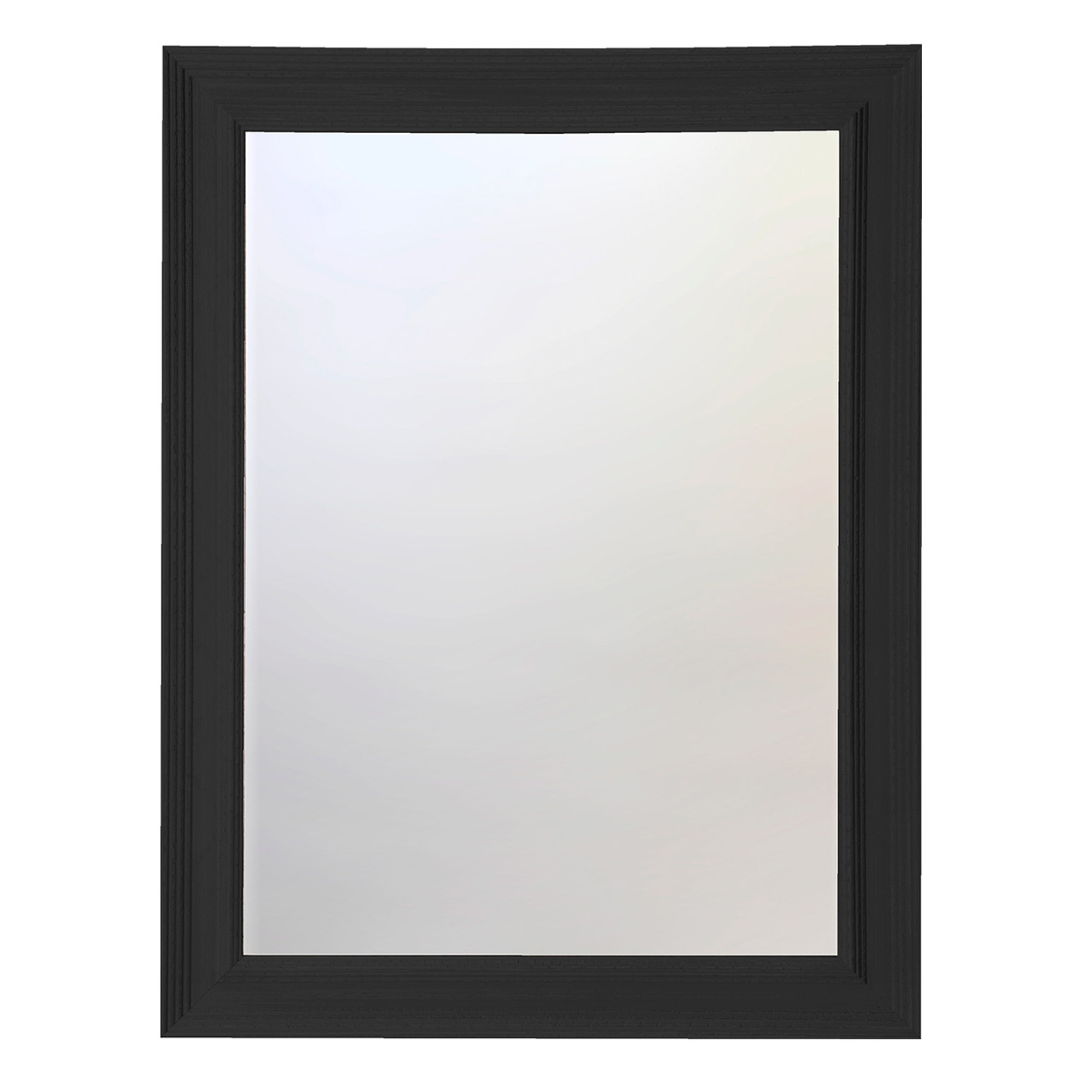 Specchio da parete BIENNO in legno nero CP 30x120 D&D vista0