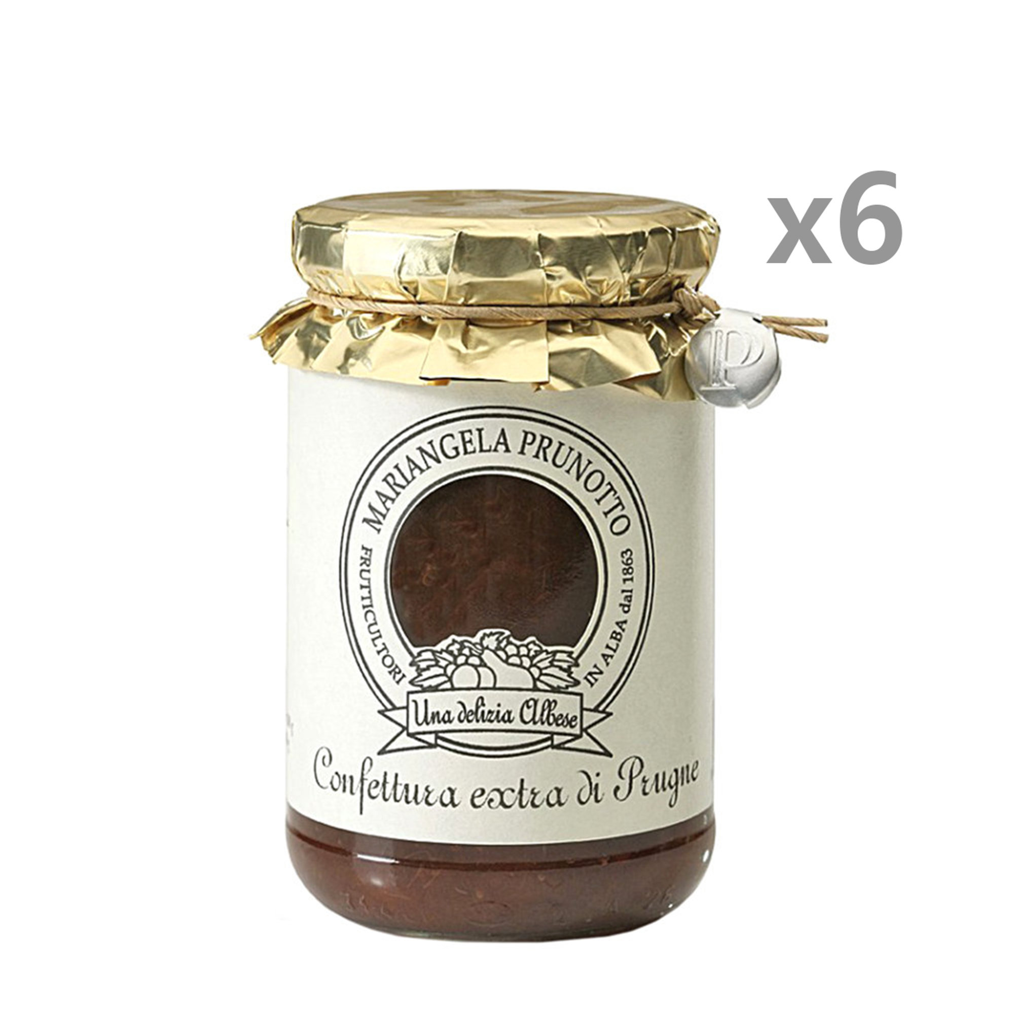 6 pots de compote de prunes 345 g. Prunotto vista0