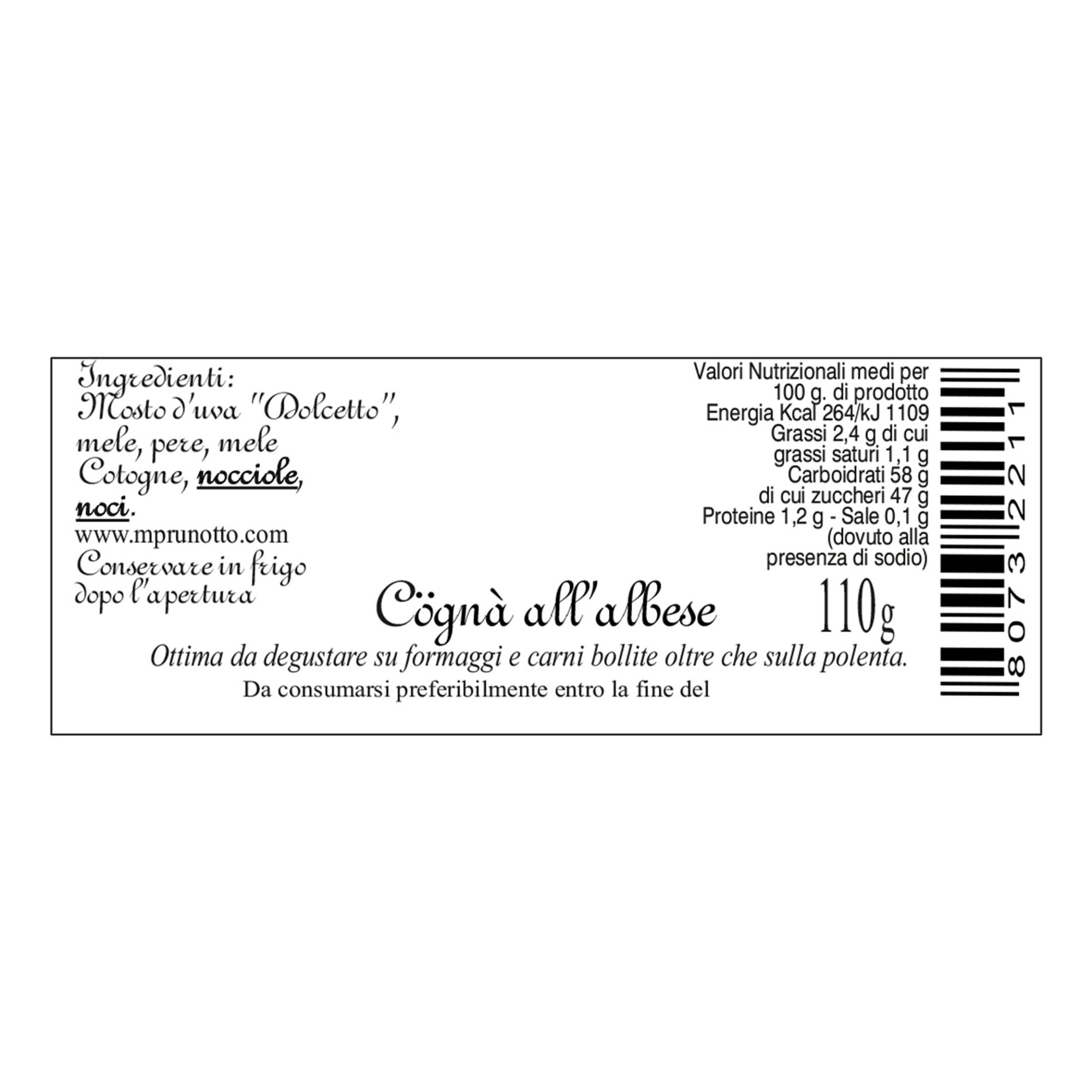 12 cans Cogna albese (for cheese and meat) 110 g. Prunotto vista1