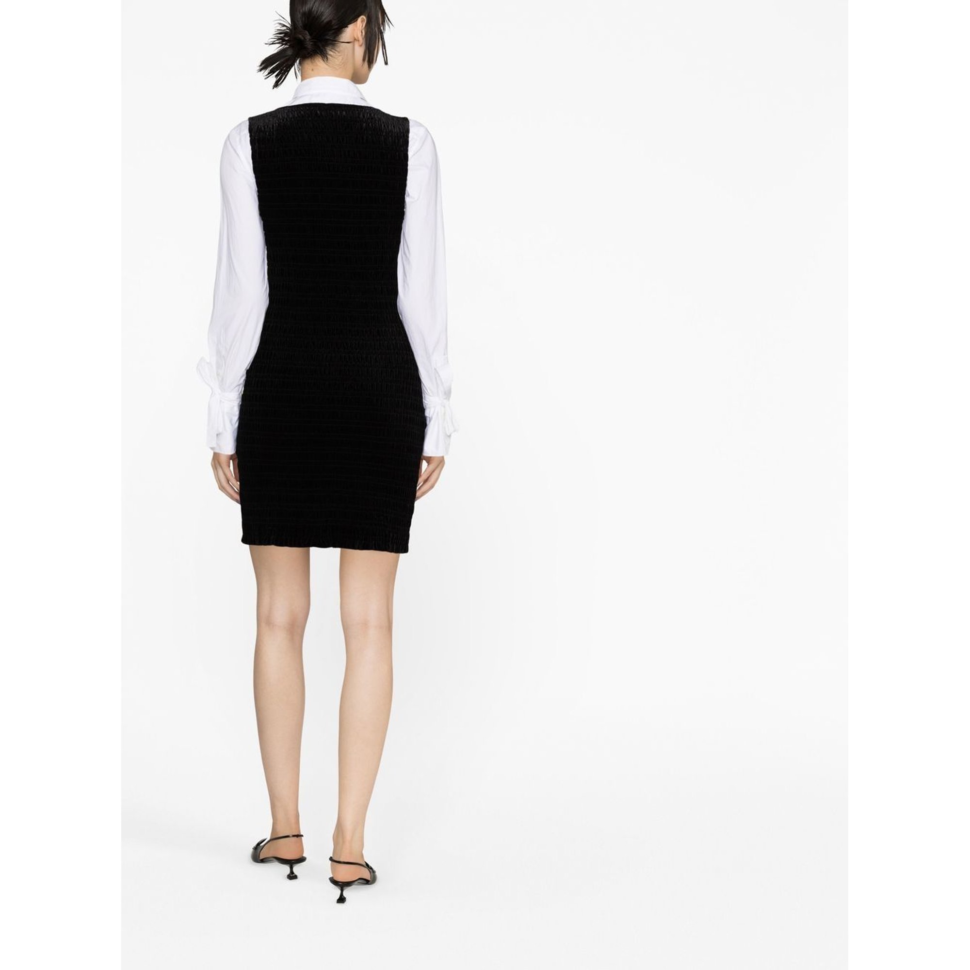 Mini abito smock Ganni vista3