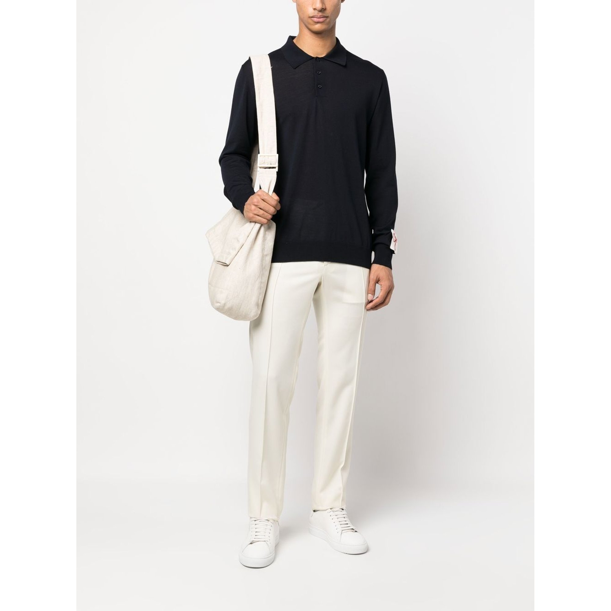 Polo in maglia GOLDEN GOOSE vista2