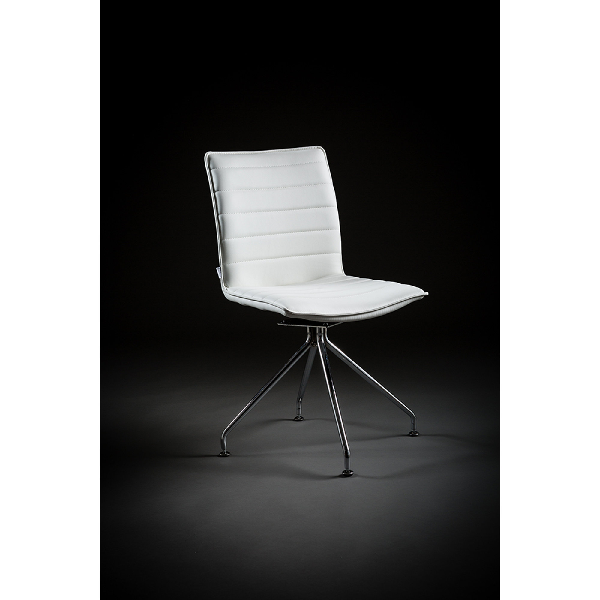 Set 2pz - Sedia pranzo SAVONA, bianco UnicoMilano vista4