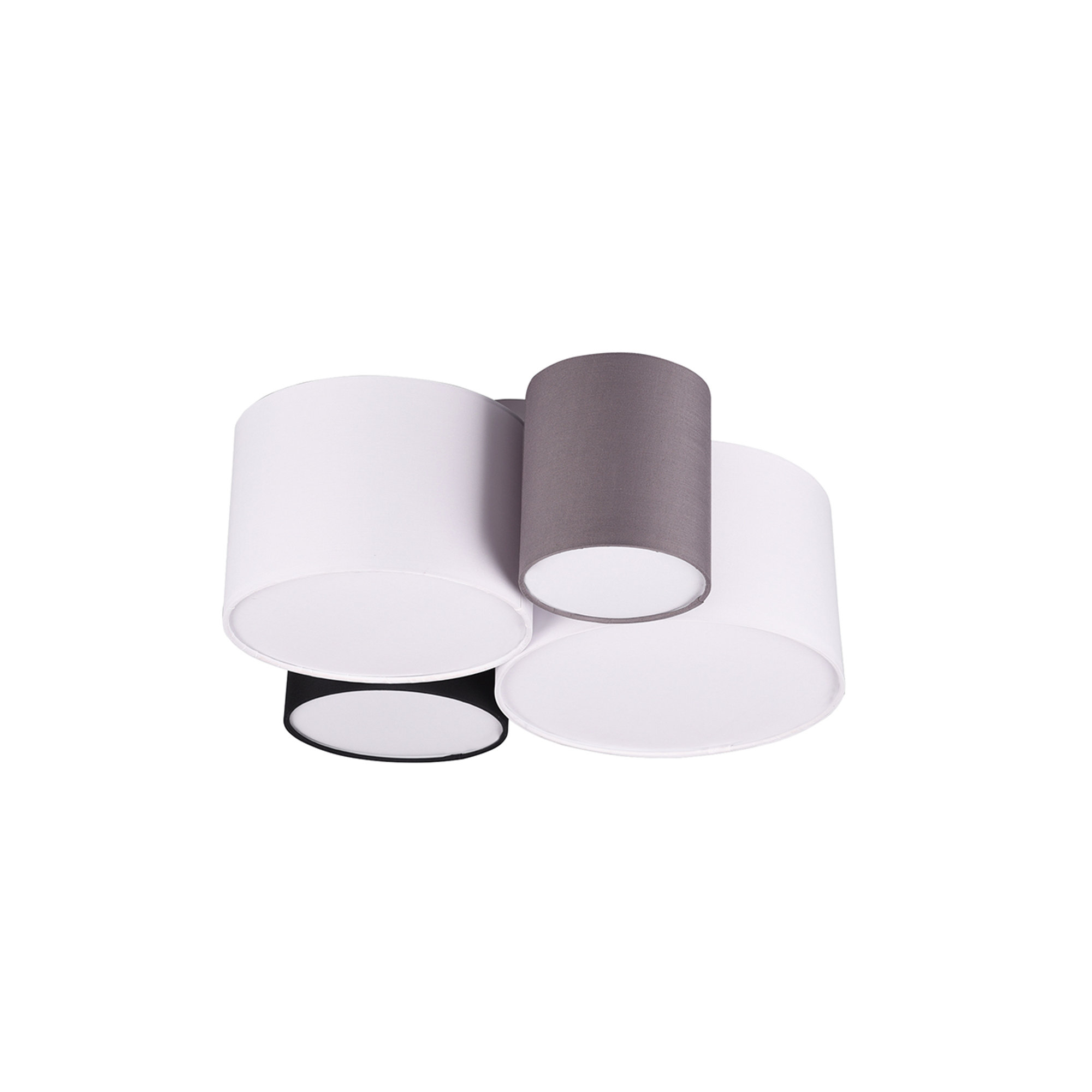 Plafonnier hôtel multi-cylindres de différentes couleurs et diamètres Trio Lighting vista0