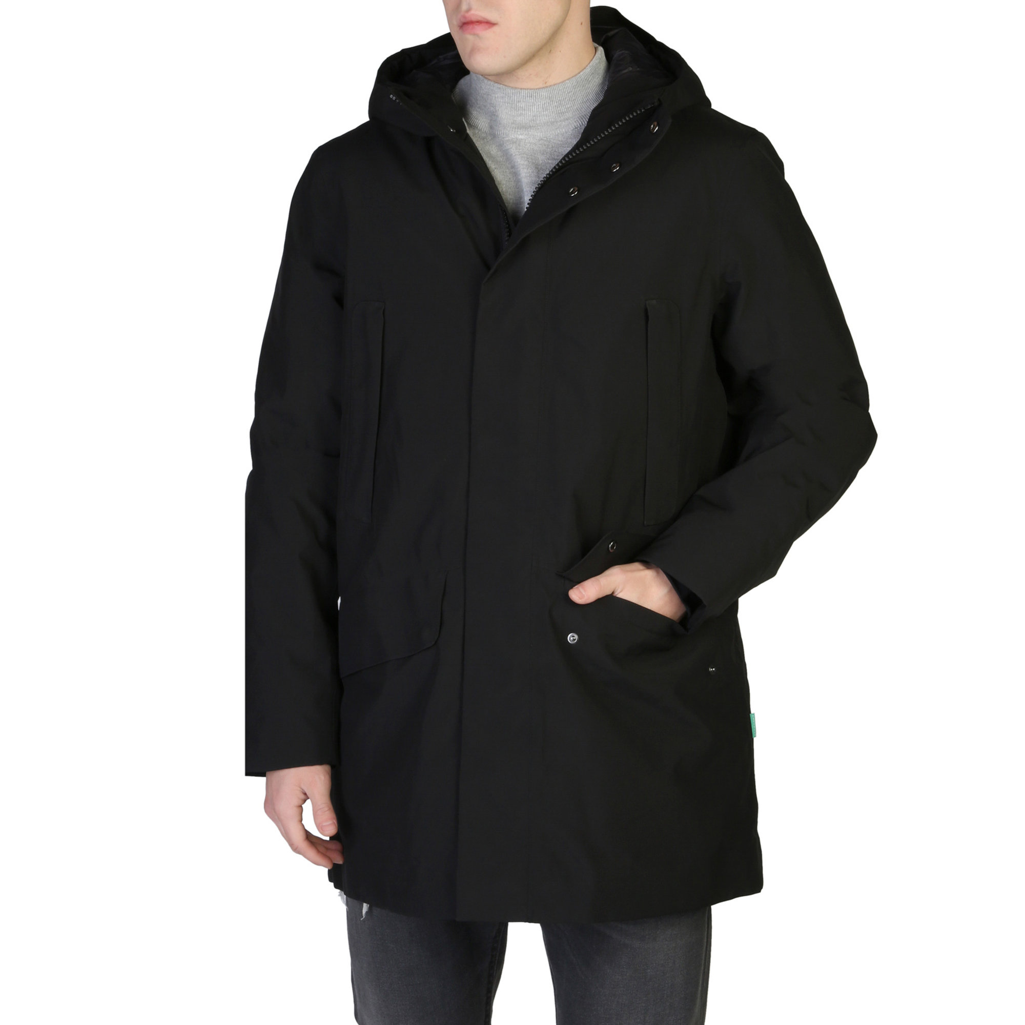 Piumino Nera Uomo SAVE THE DUCK vista0