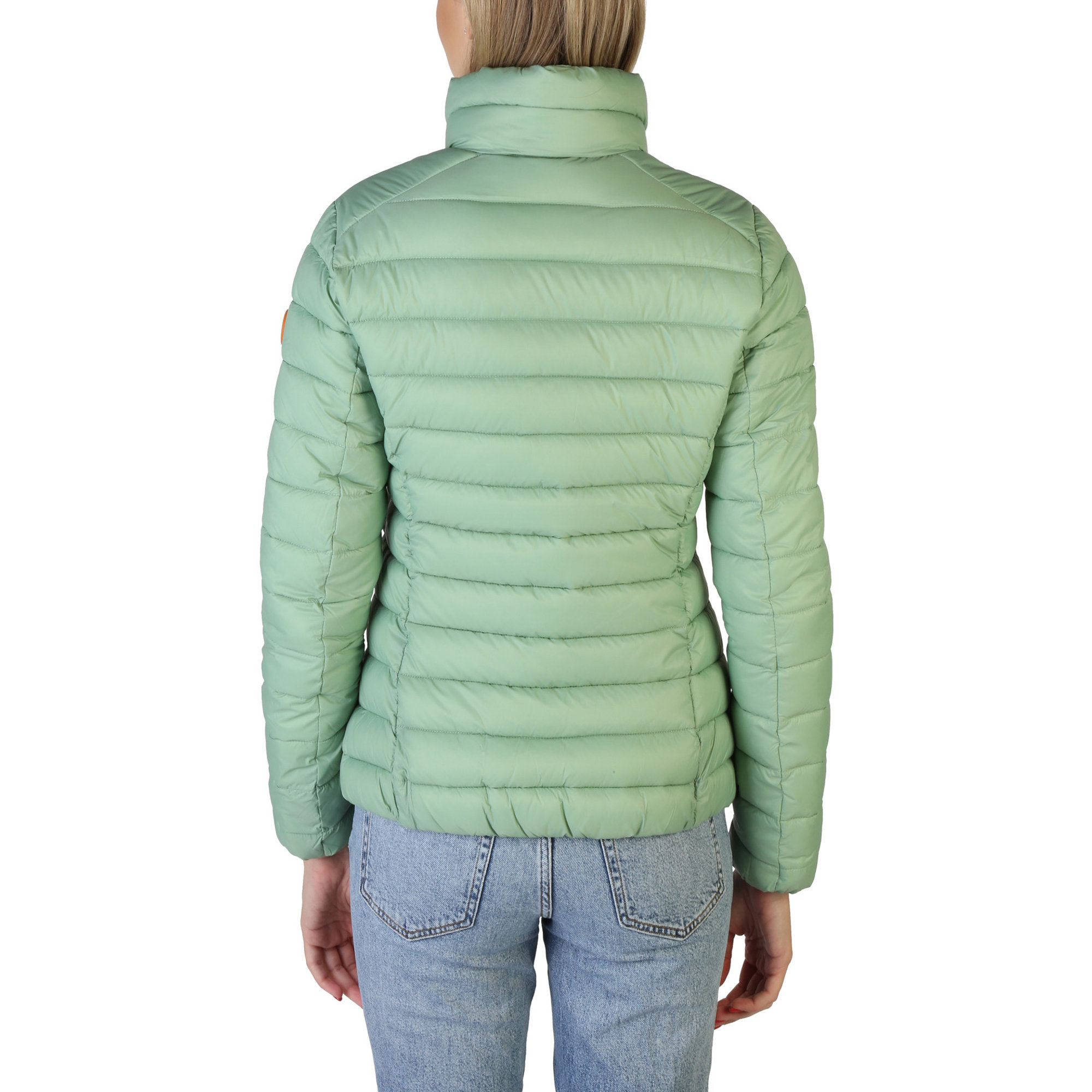 Piumino Verde Donna SAVE THE DUCK vista1