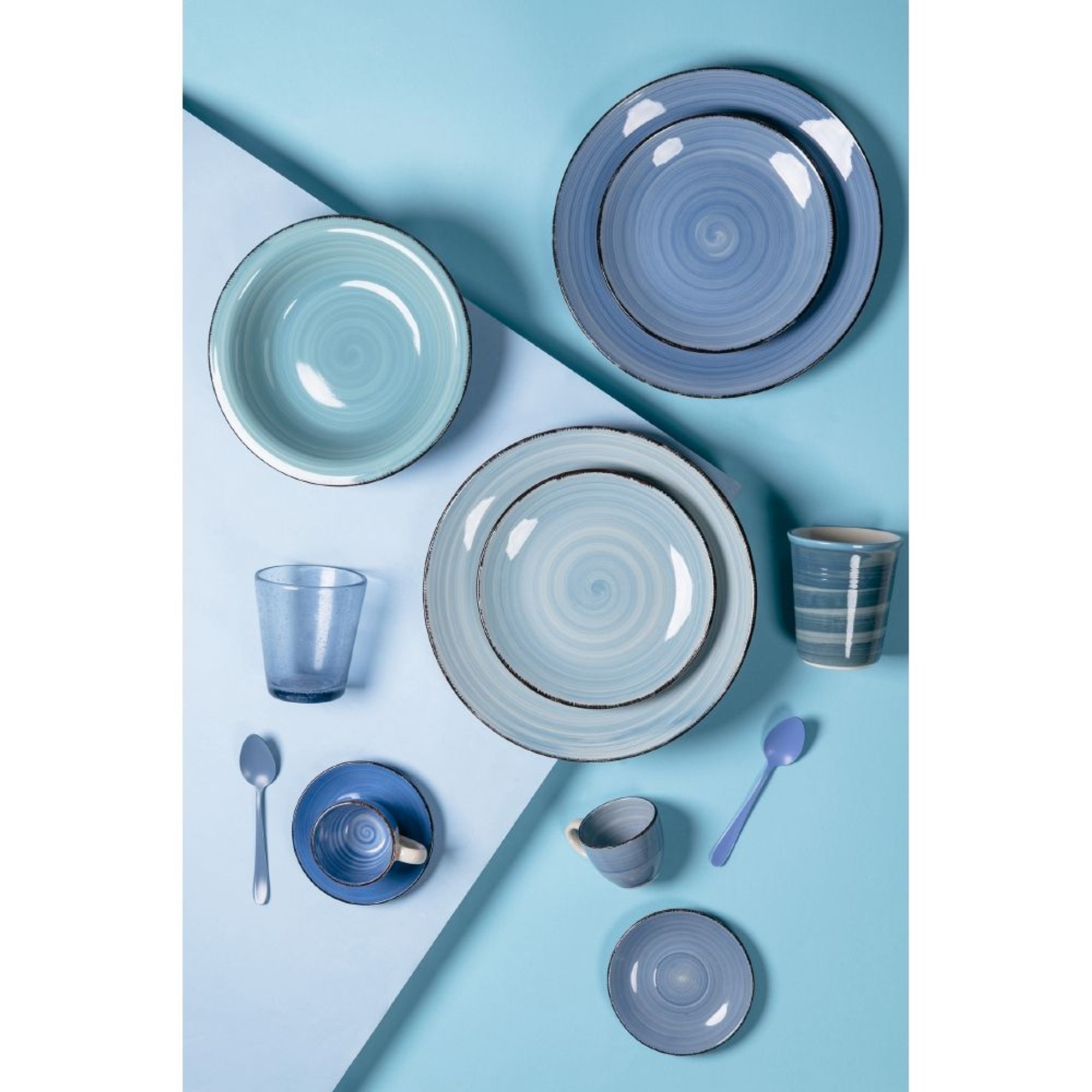 Baita aqua set 6 tazzine caffè con piattino Villa D'Este Home Tivoli 1996 vista19