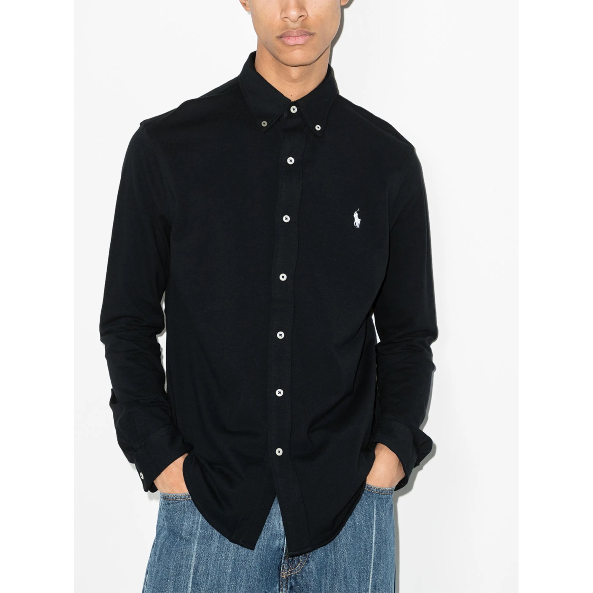 ls  Knit Shirt 710654408008 Polo Ralph Lauren vista1