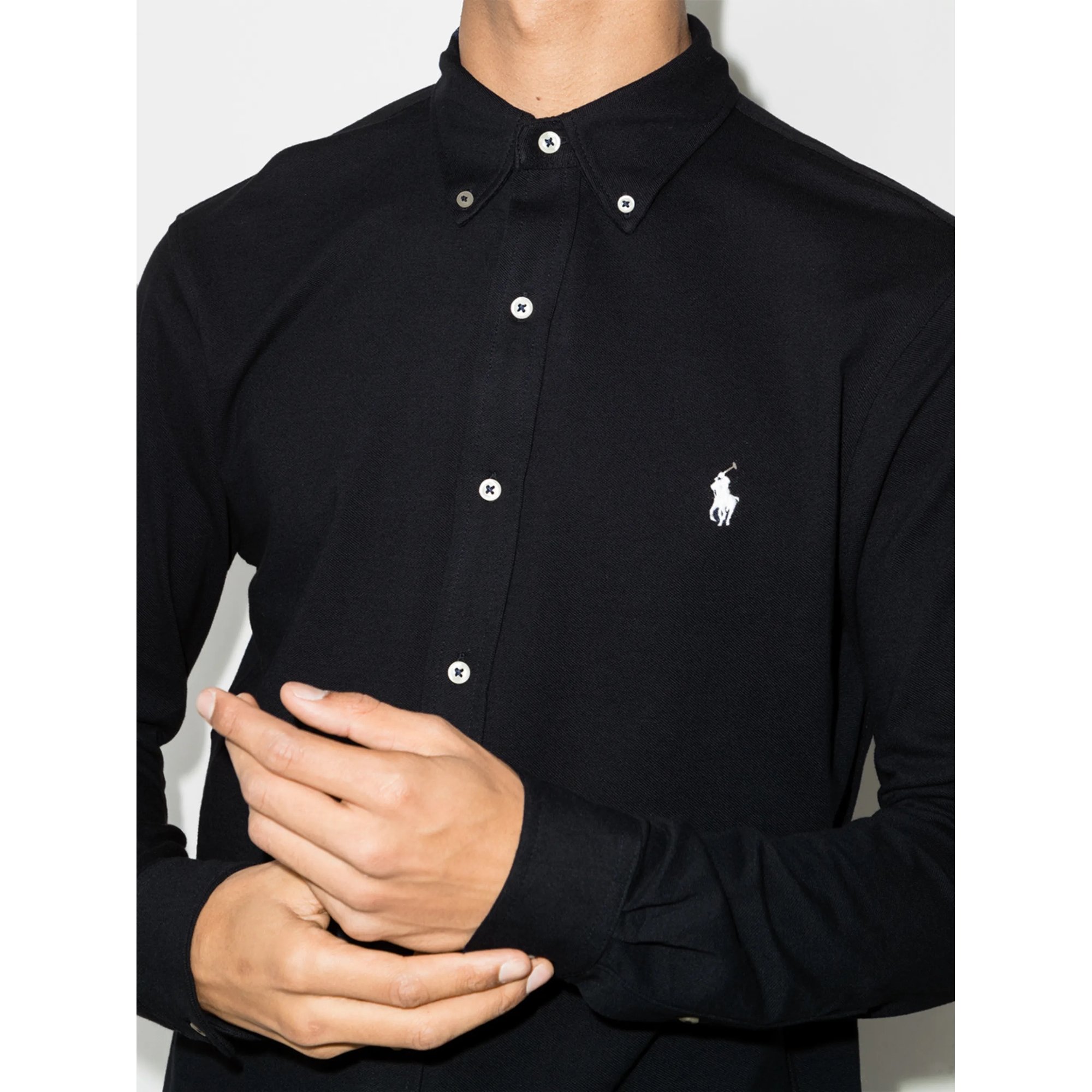 ls  Knit Shirt 710654408008 Polo Ralph Lauren vista3