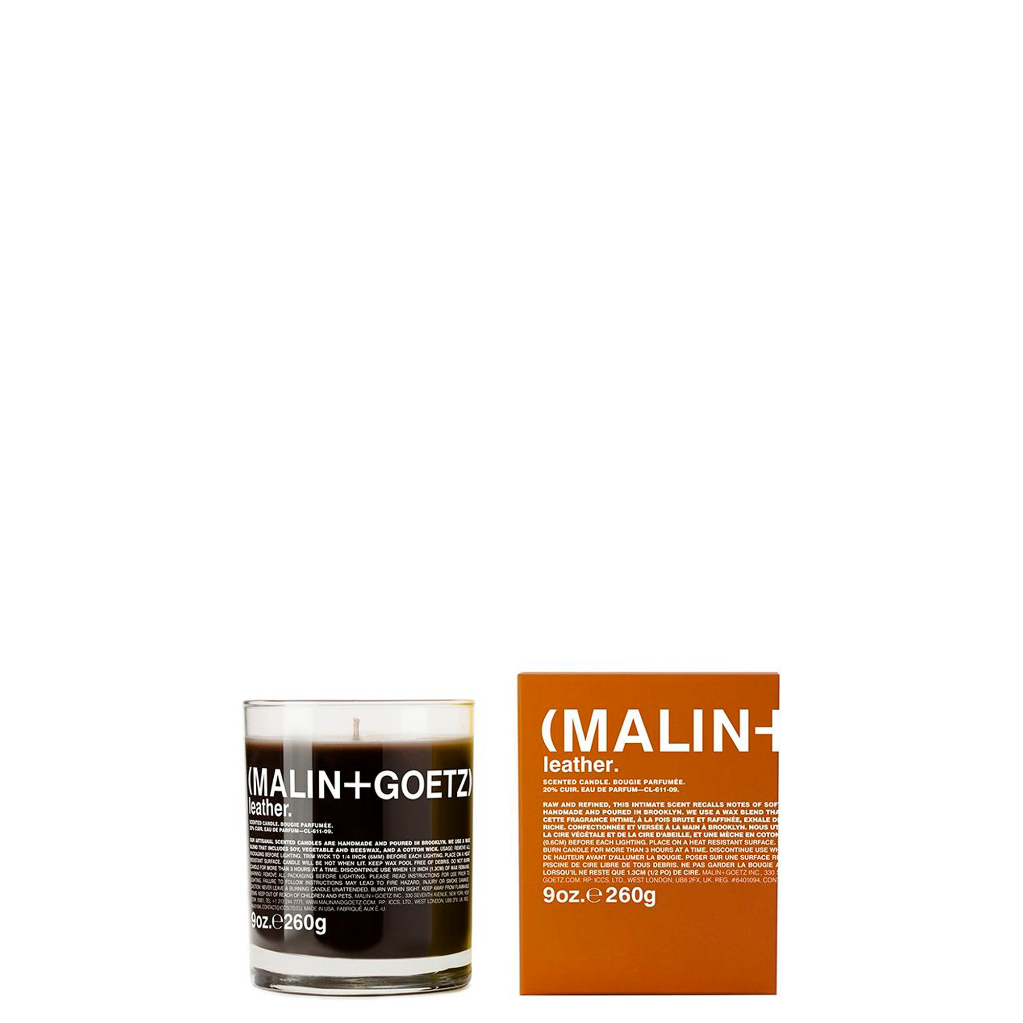 Leather candle - 260 gr MALIN + GOETZ vista1