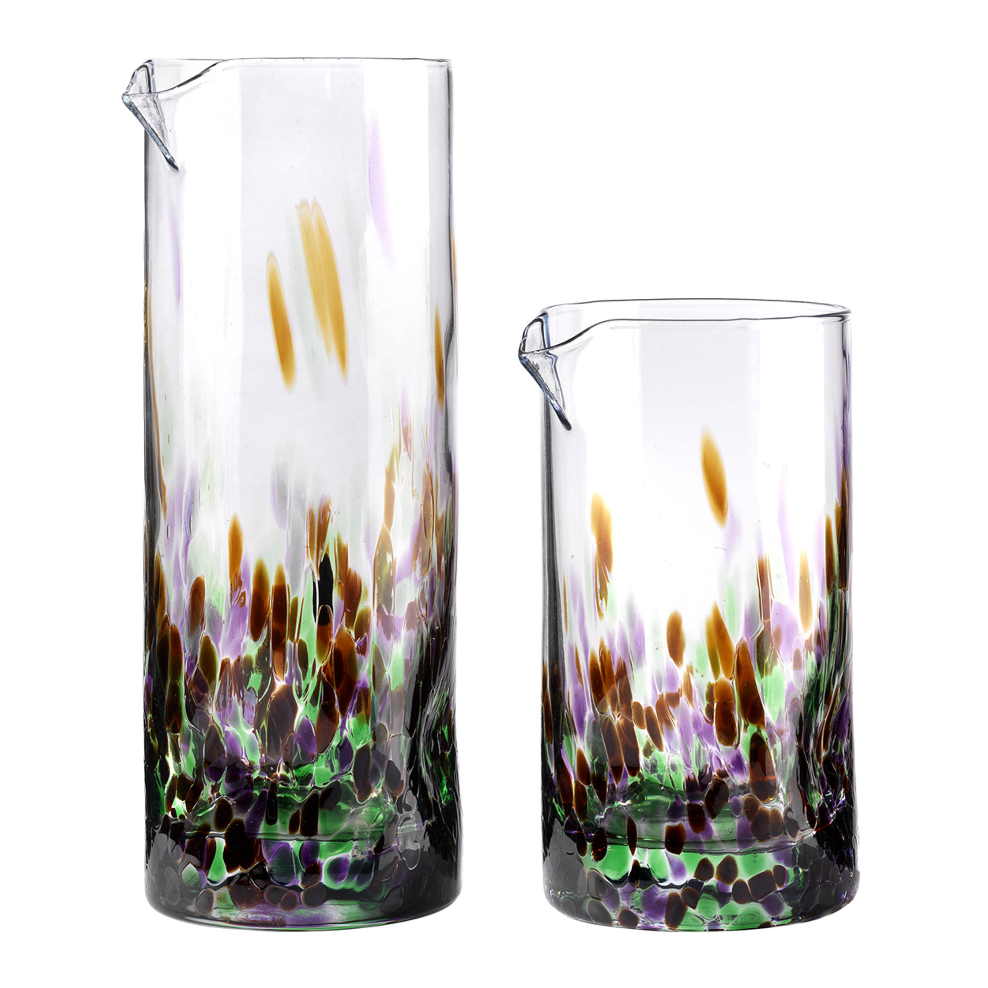Banderoles caraffina h.15 cm 0.5 lt multicolori Onlylux vista3