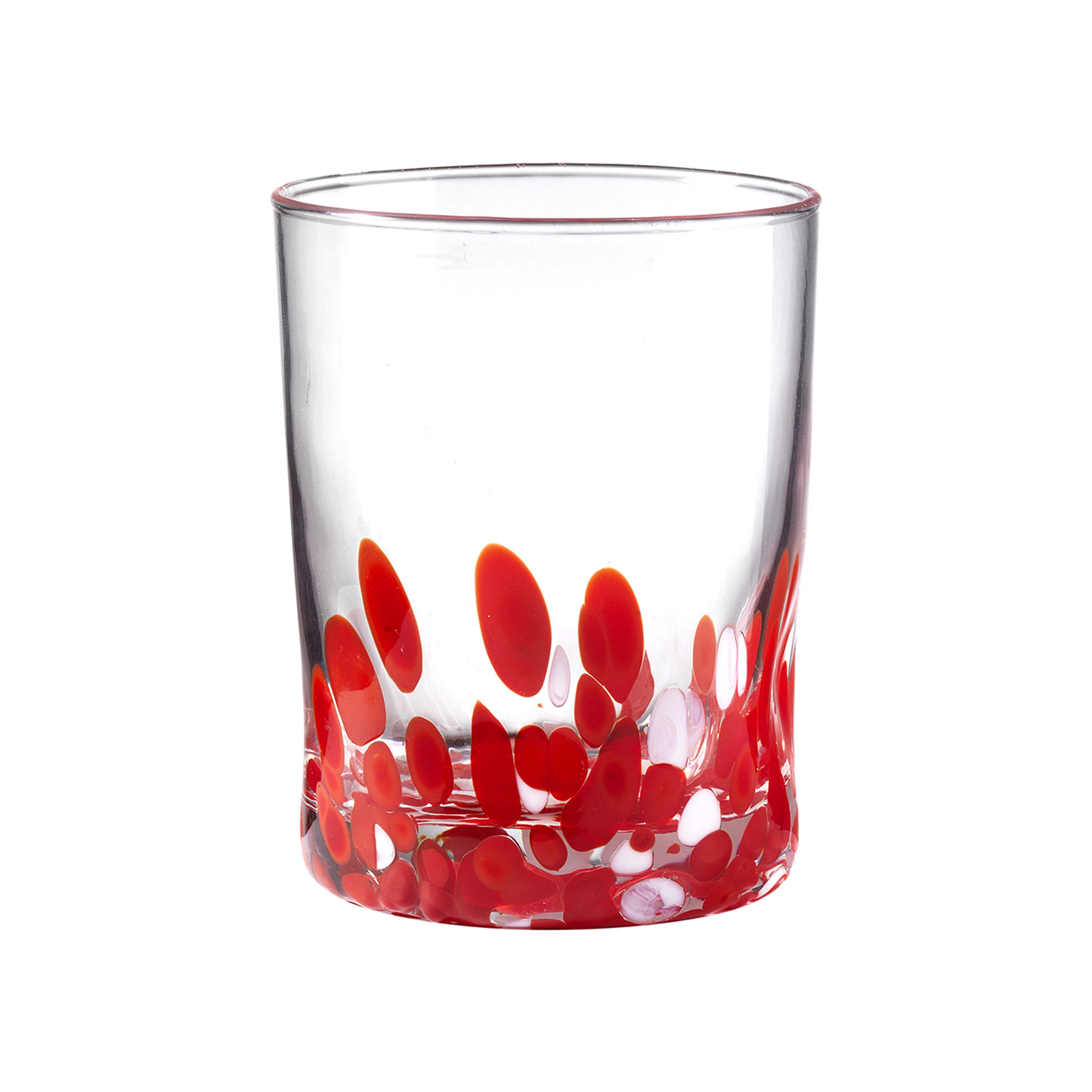 Set 6 pz. Venise bicchiere acqua h.10 cm rosso Onlylux vista1