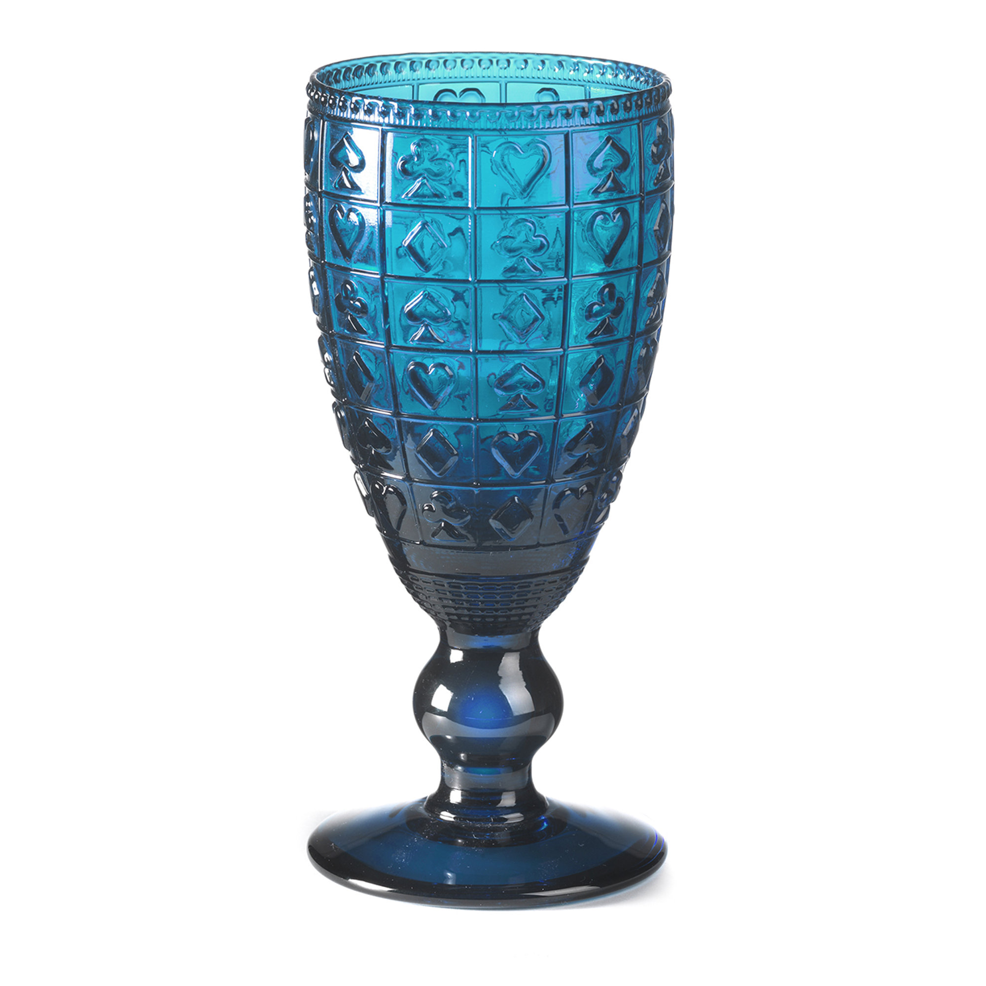 Set 6 st. Casino havsvatten vinglas h.17 cm Onlylux vista1