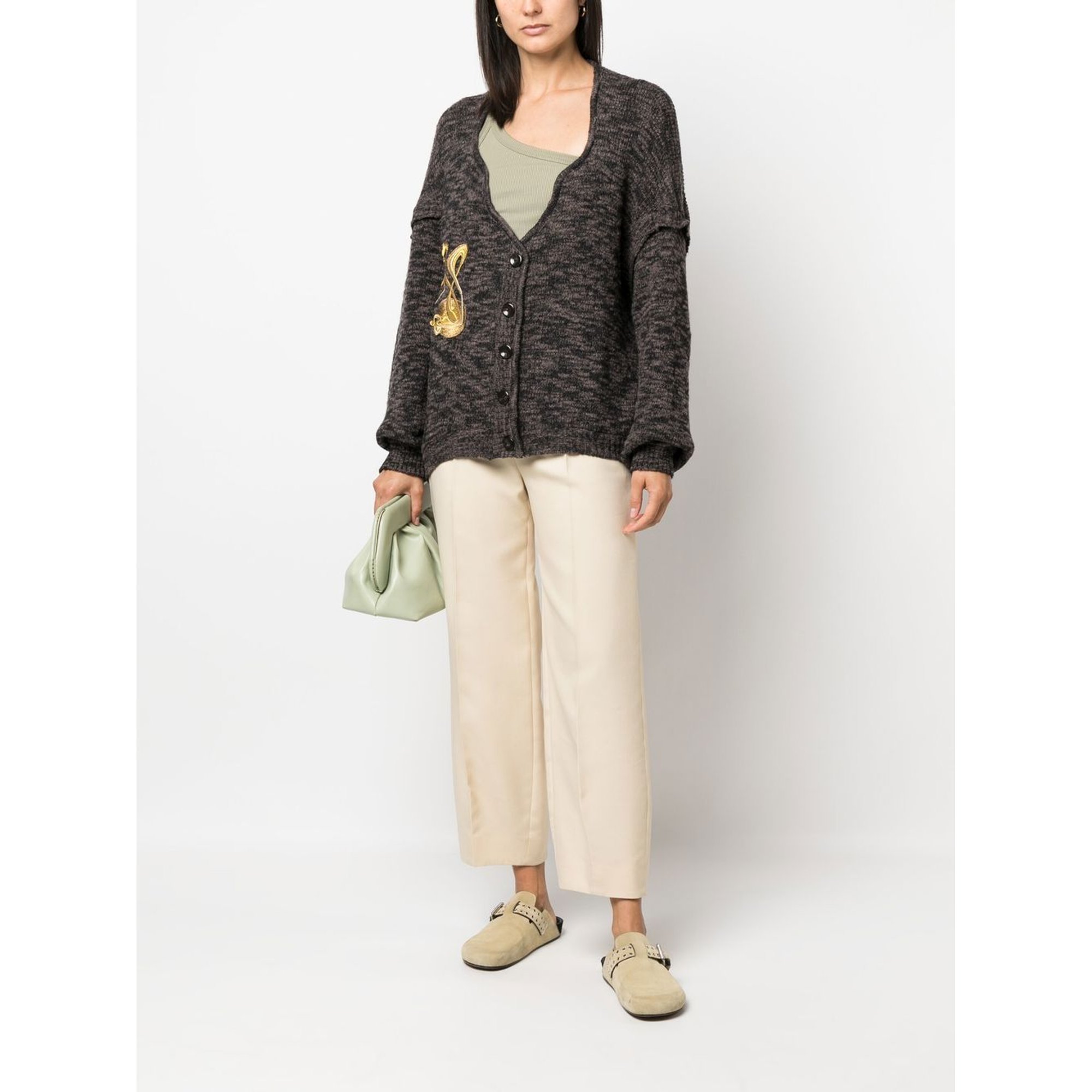 Liberty Cardigan With Embroidery Vitelli vista1