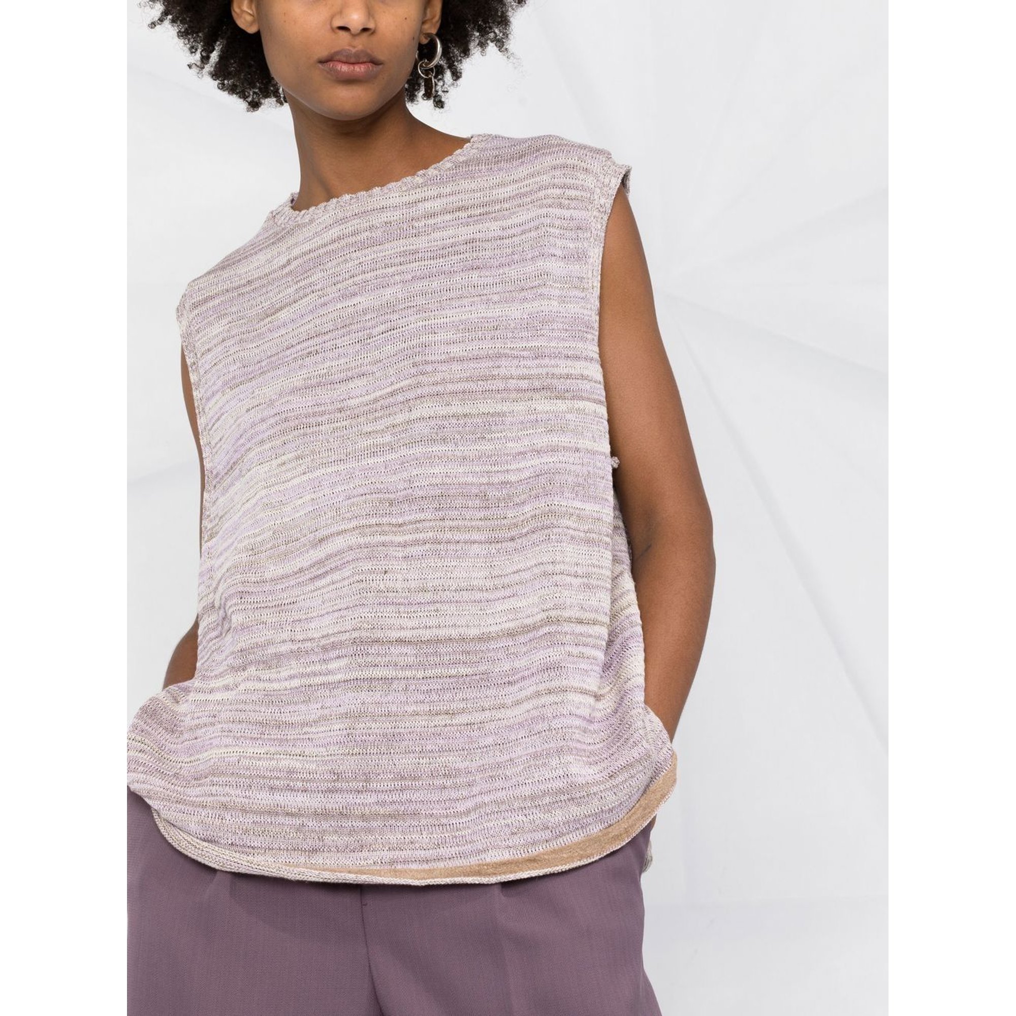 Gilet in maglia oversize Vitelli vista1