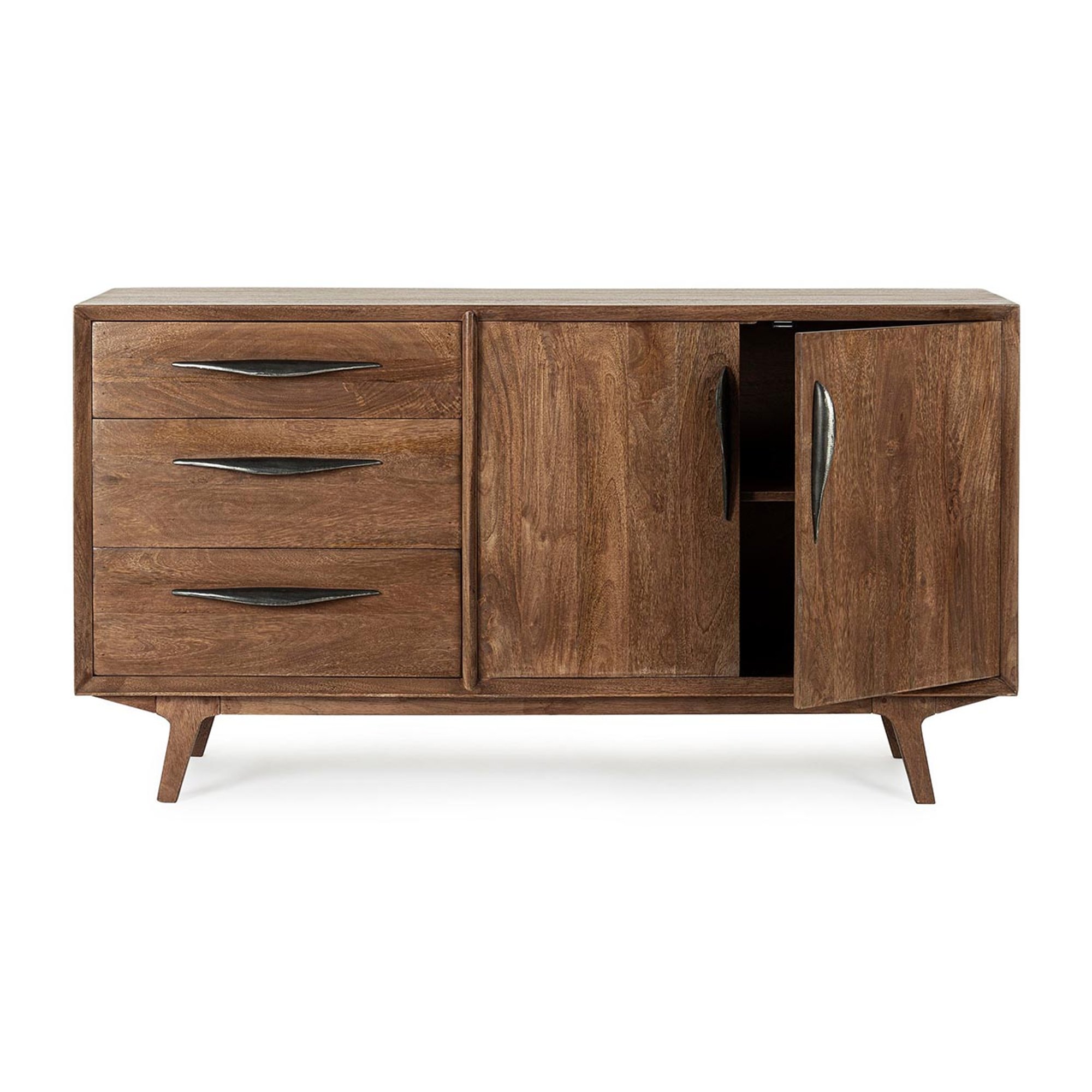 Credenza 2 ante 3 cassetti Sherman Bizzotto vista2