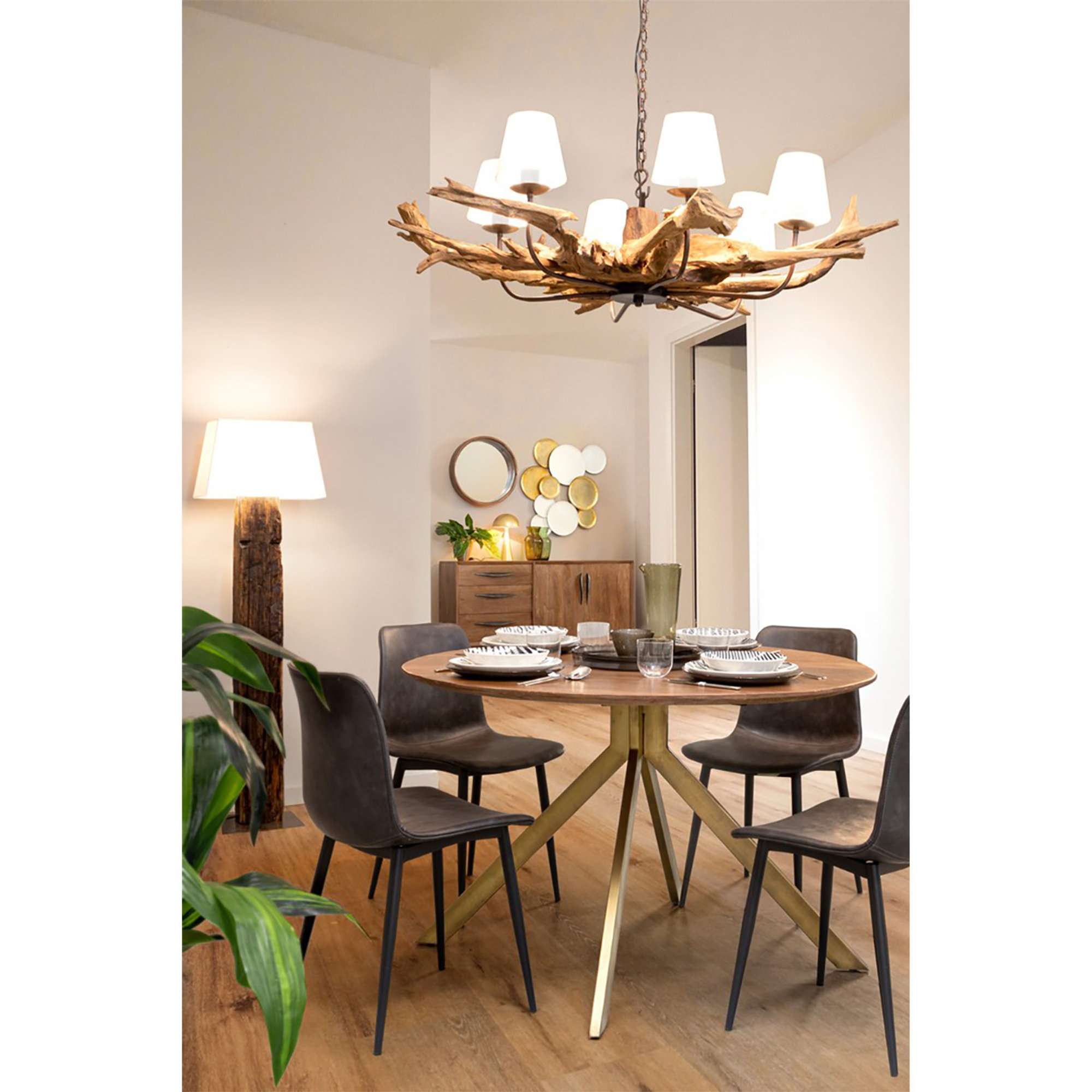 Credenza 2 ante 3 cassetti Sherman Bizzotto vista9