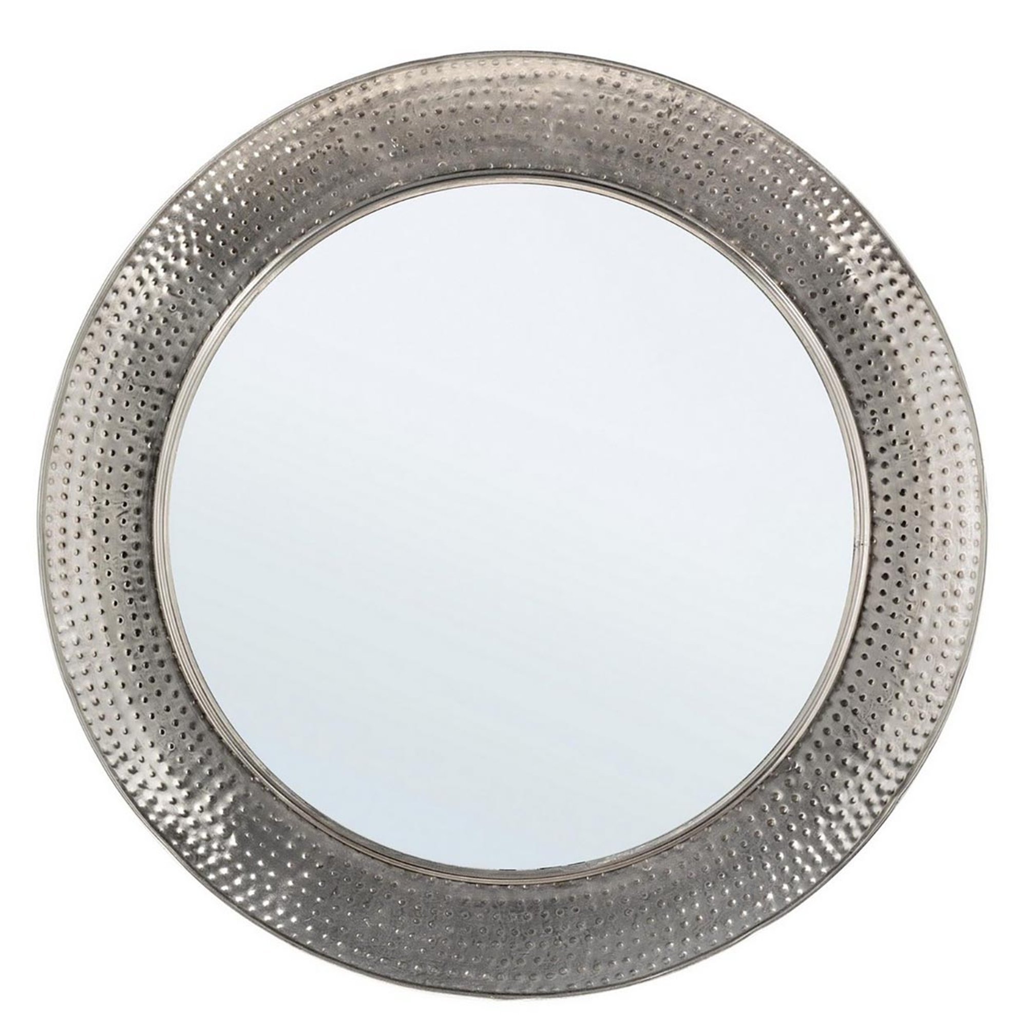Specchio con cornice Adara nickel d80 Bizzotto vista0