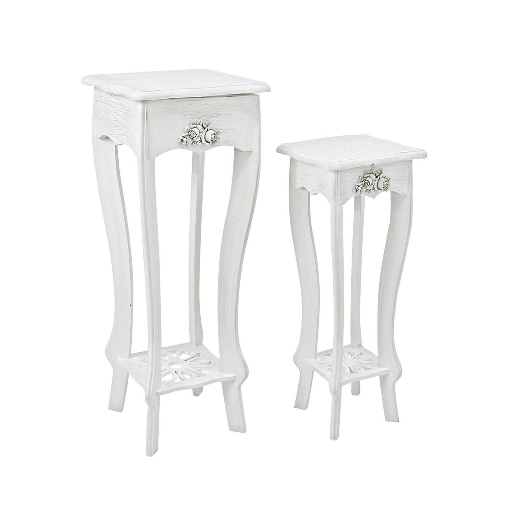 Set 2 porta lampada Blanc Bizzotto vista0