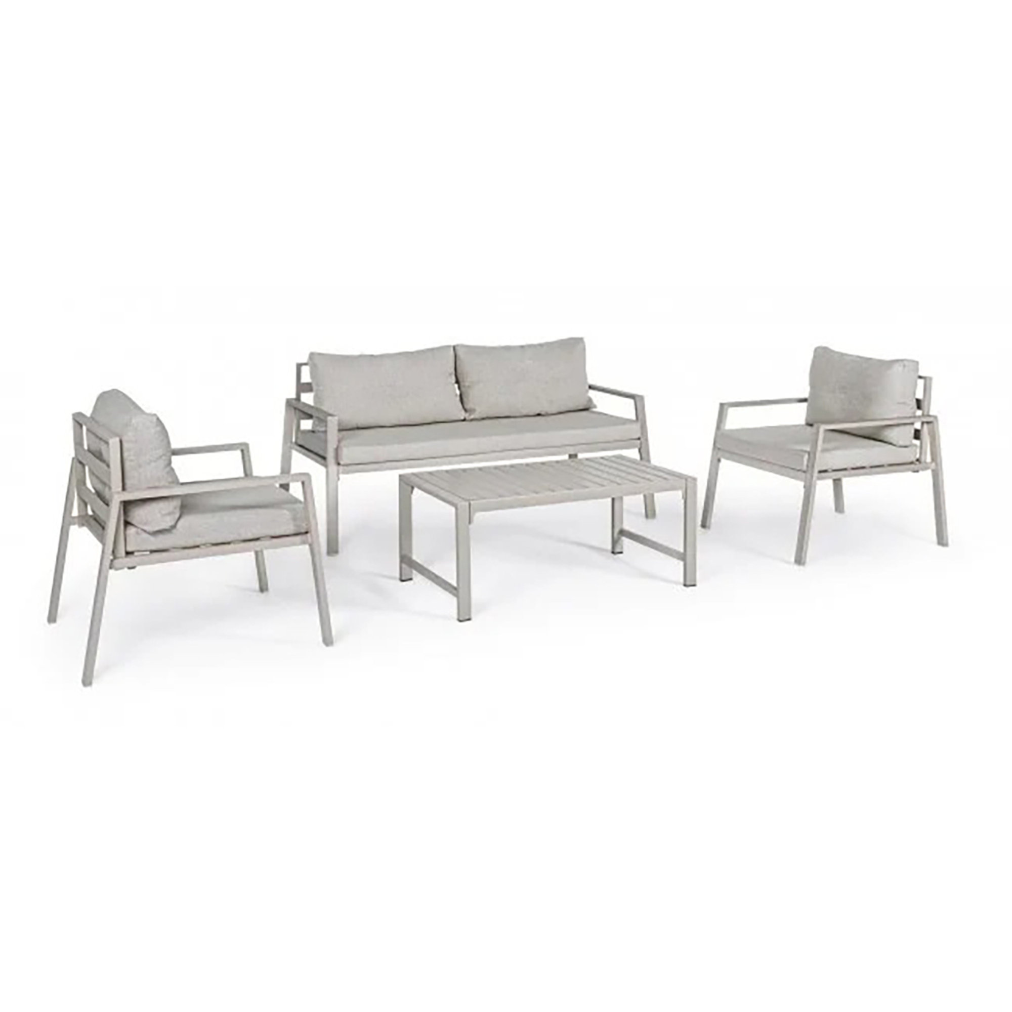 Set 4 Salotto con cuscino Lorillard new avorio Bizzotto outdoor Obsoleto vista0