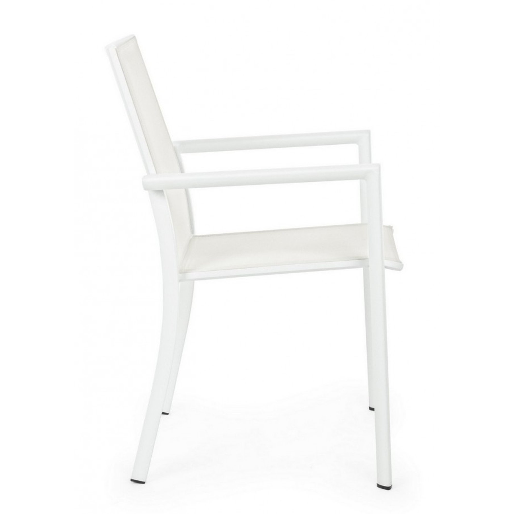 Set 4 sedie con braccioli Konnor bianco cx21 Bizzotto outdoor Obsoleto vista4