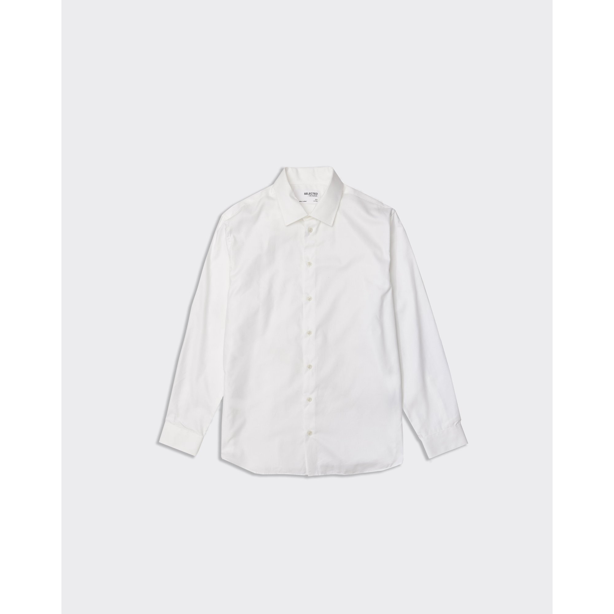 Camicia a Maniche Lunghe Ethan Bianca Selected Homme vista0
