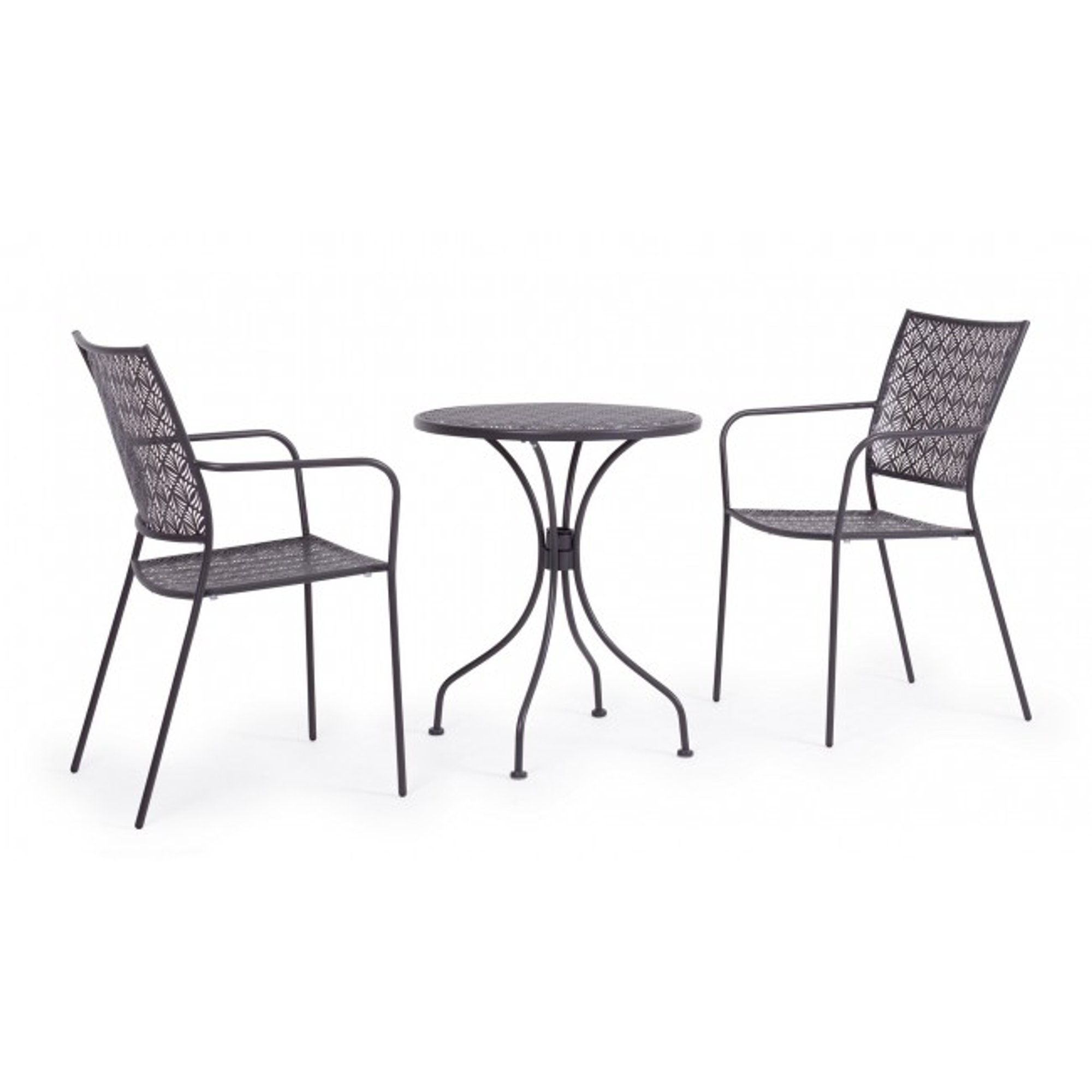 Sessel mit Armlehnen Lizette anthrazit Bizzotto outdoor Obsoleto vista1