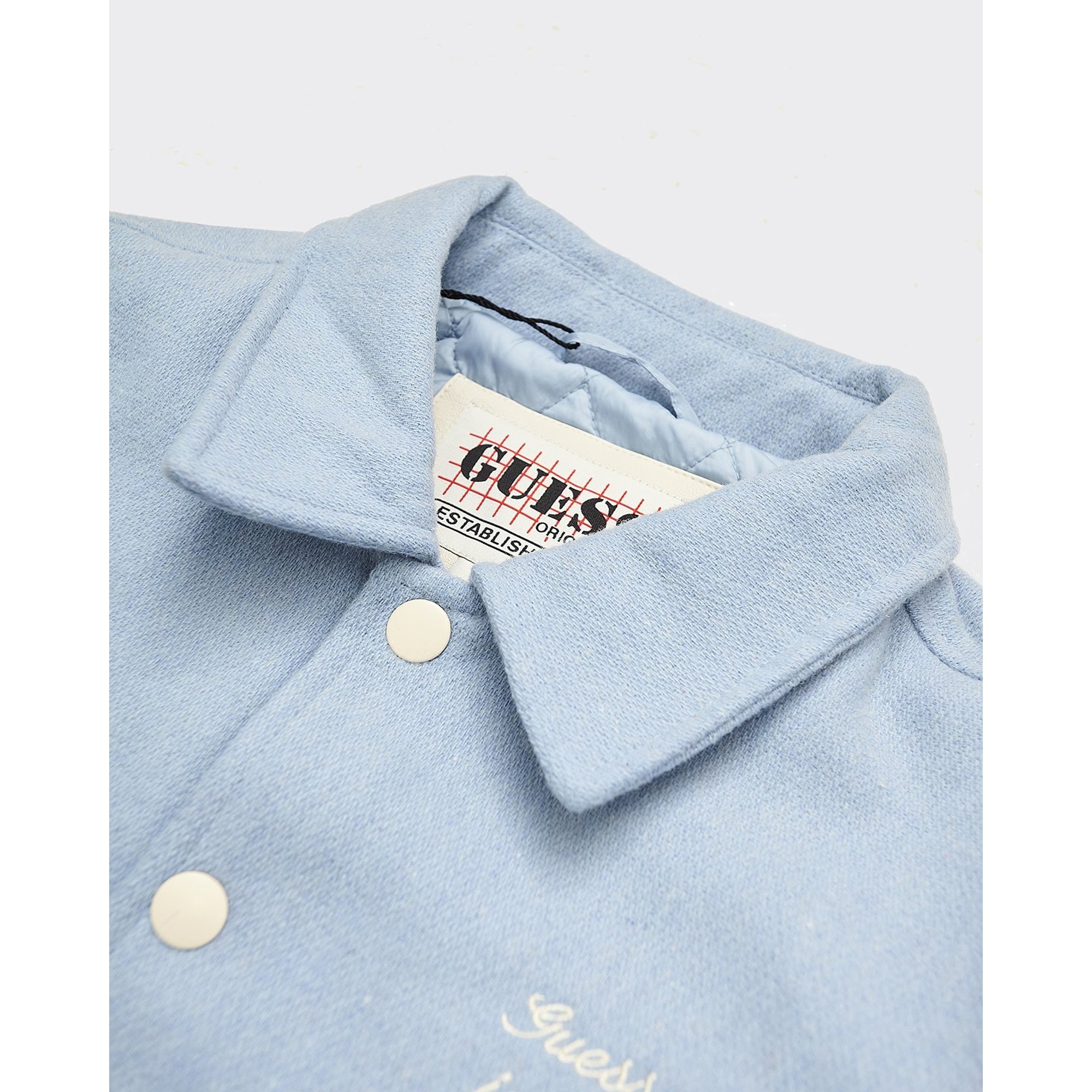 Veste Varsity Originals bleu clair Guess  vista1