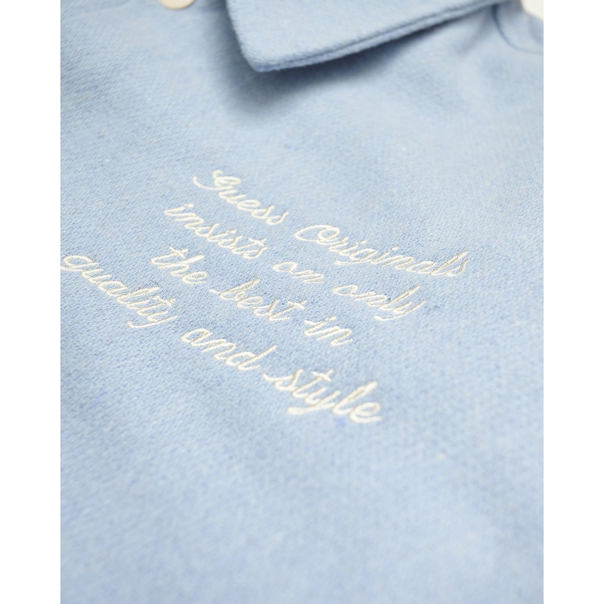 Veste Varsity Originals bleu clair Guess  vista2