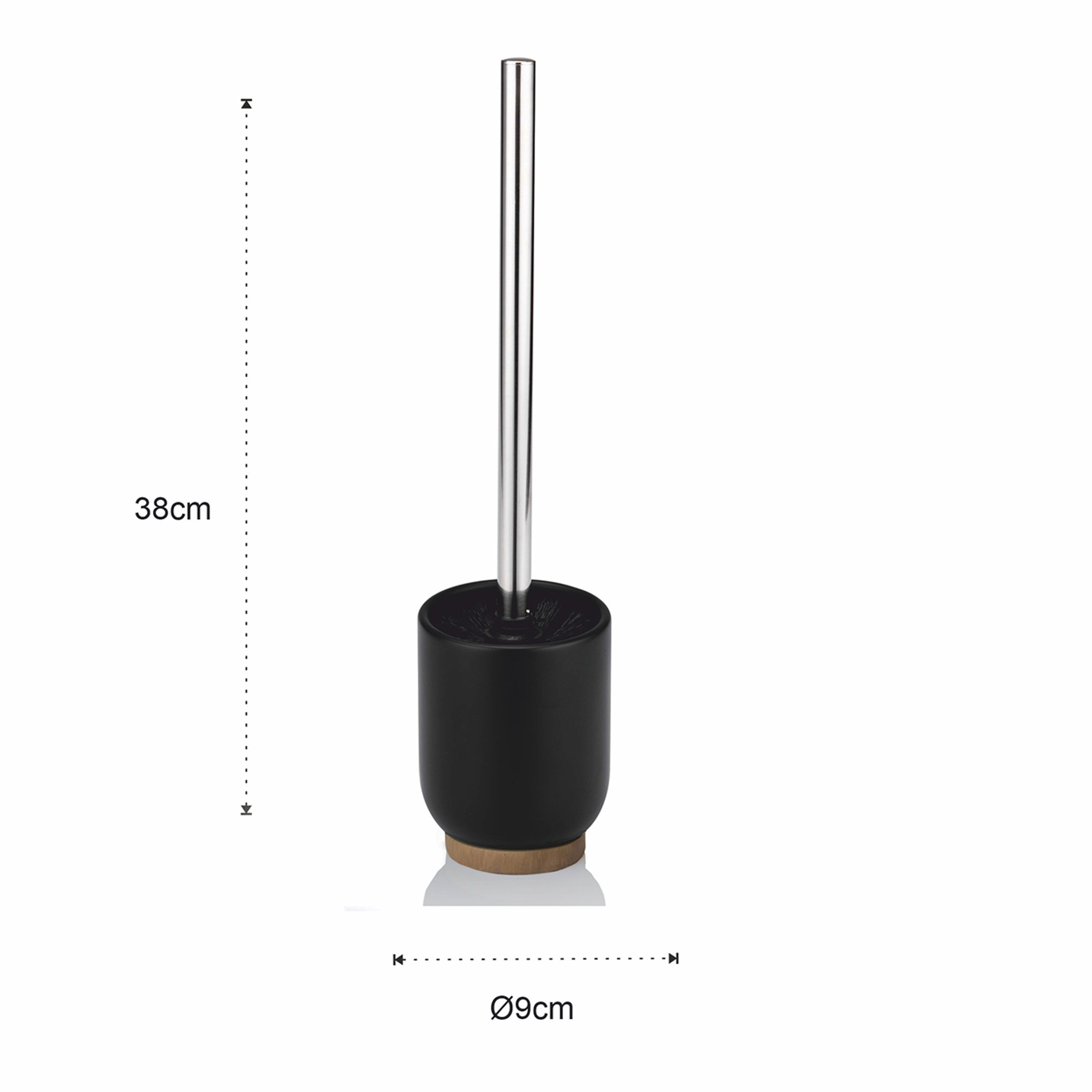 Ensemble de salle de bain Kendama, noir Tomasucci special price vista2
