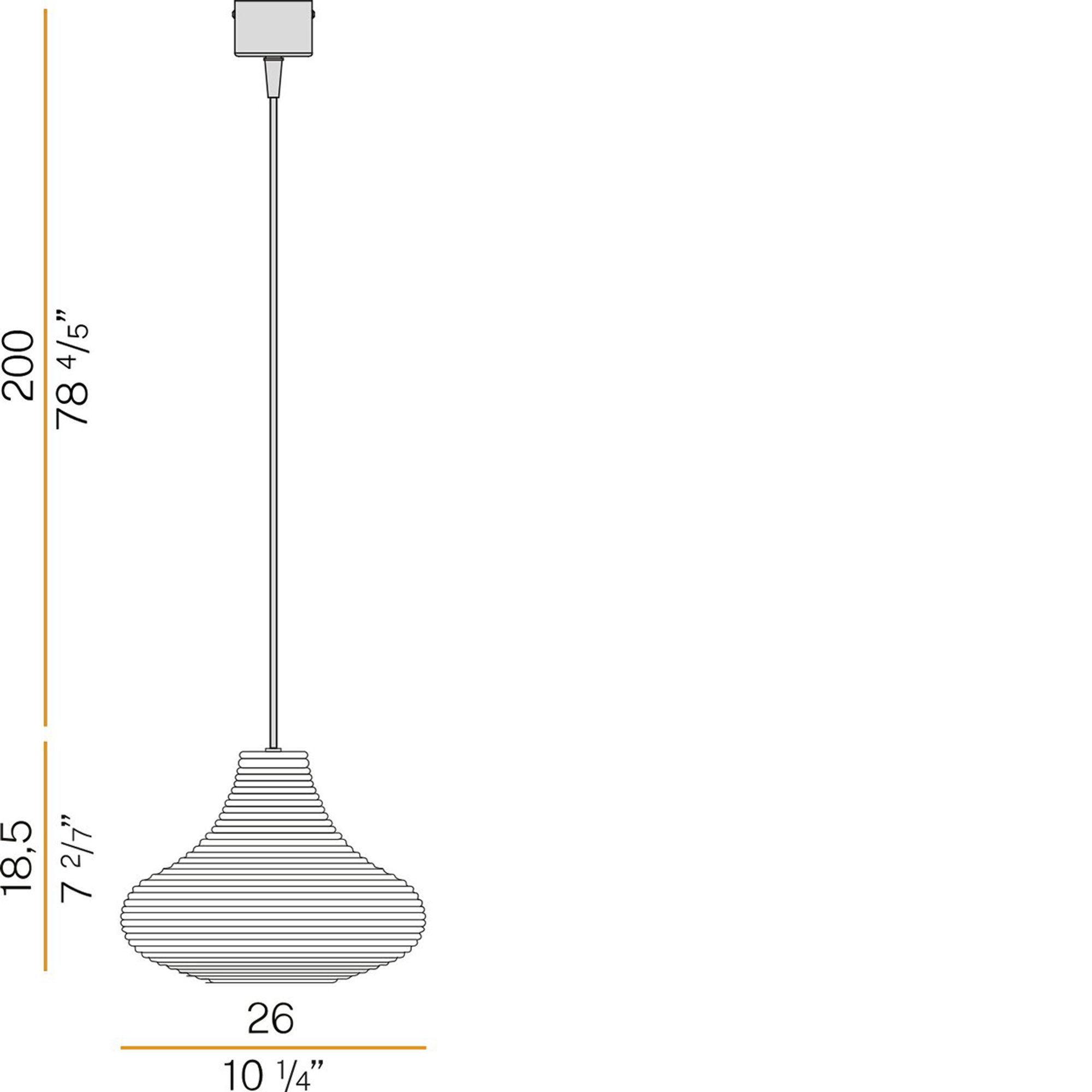 Emma - Lampe à suspension avec socle en laiton noir/diffuseur en verre soufflé en acier Panzeri luce vista6