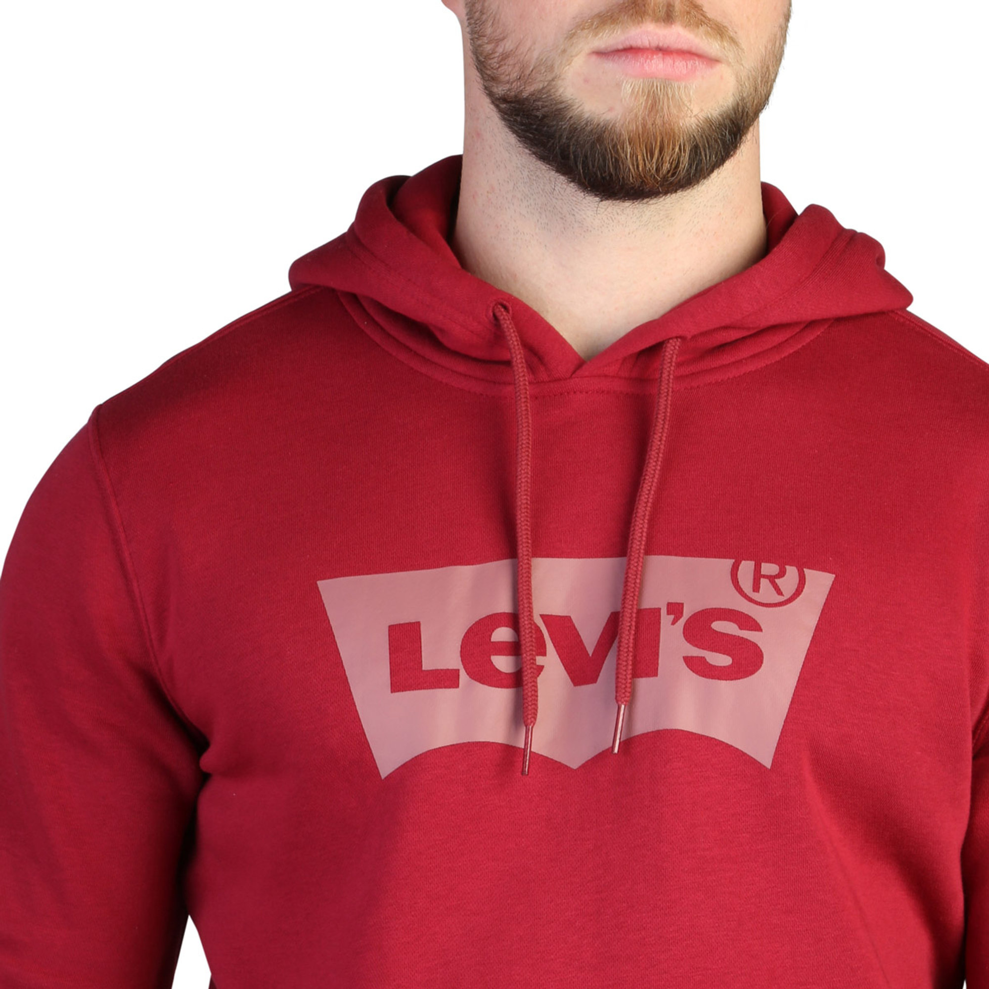 Felpa Rossa Uomo Levi's vista2