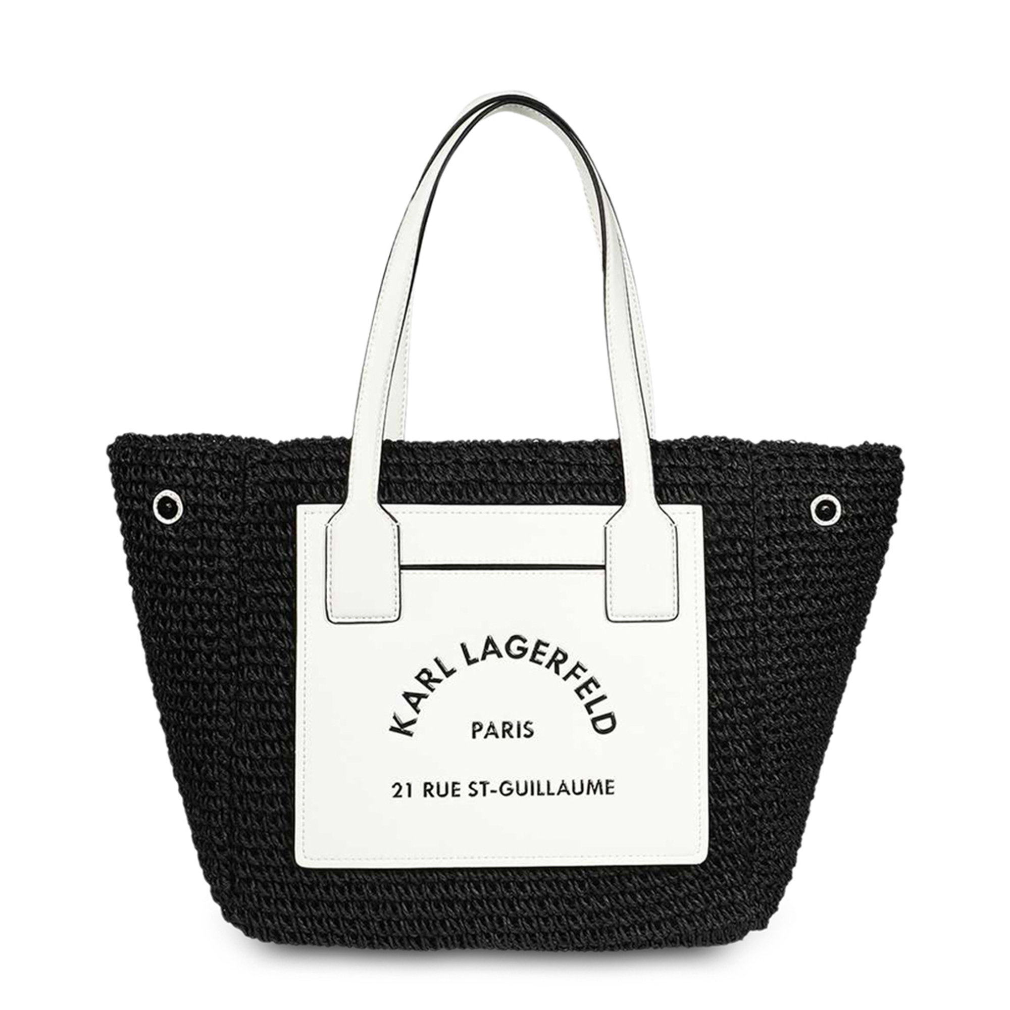 Borsa a spalla nera da donna Karl Lagerfeld vista0