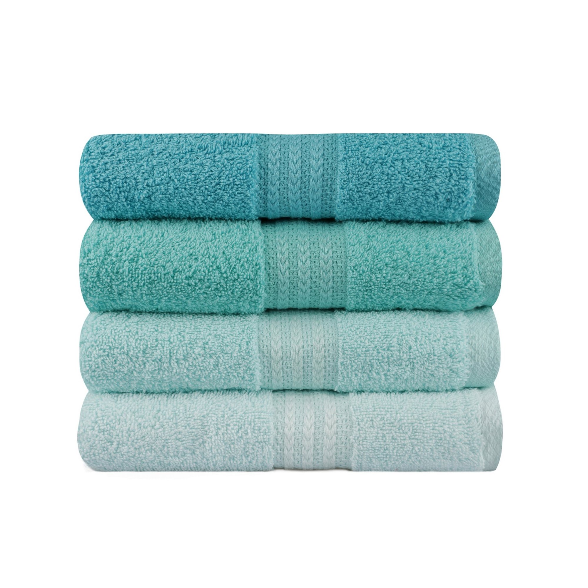 Rainbow - Set handdoeken aqua groen (4 stuks) Colorful vista1