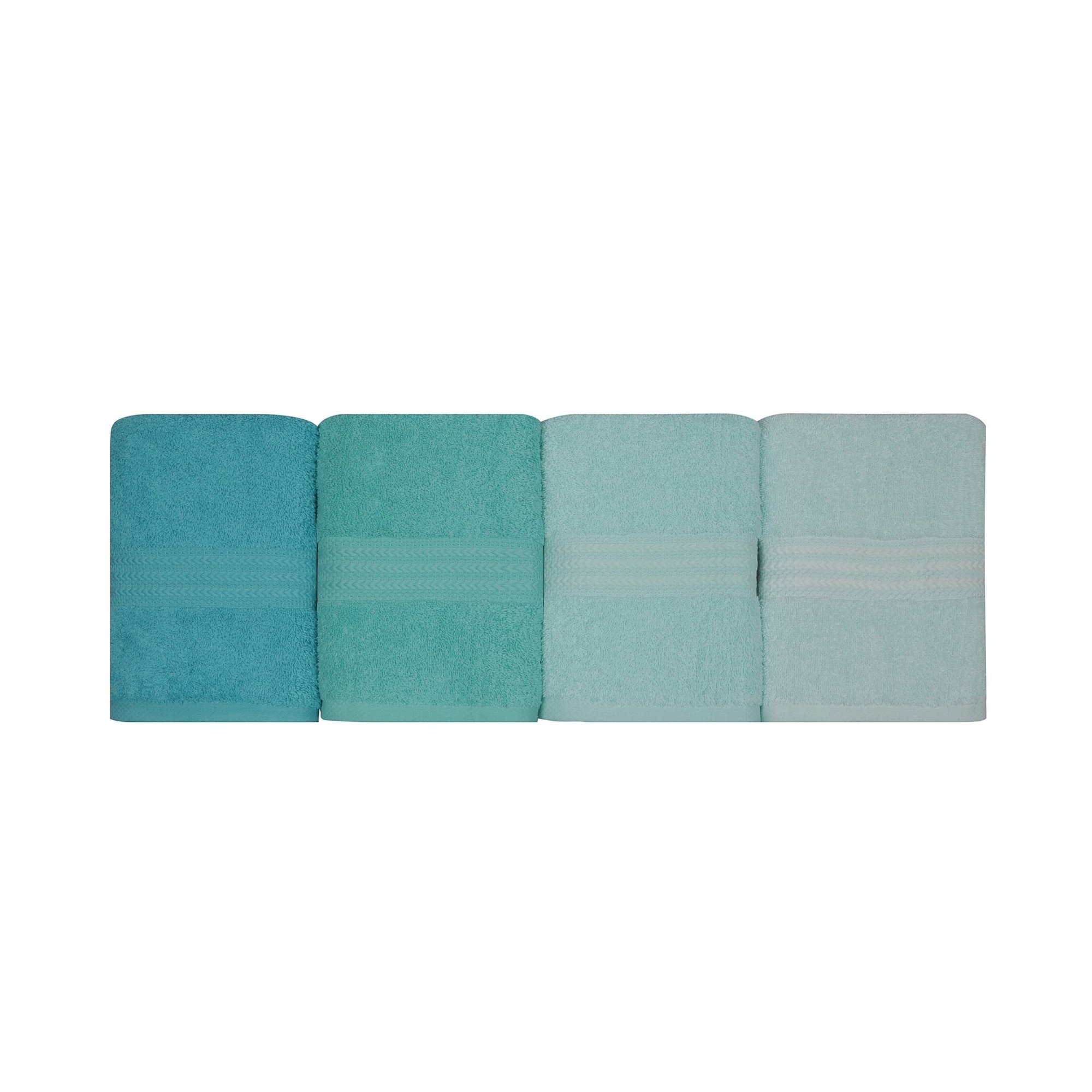 Rainbow - Set handdoeken aqua groen (4 stuks) Colorful vista2