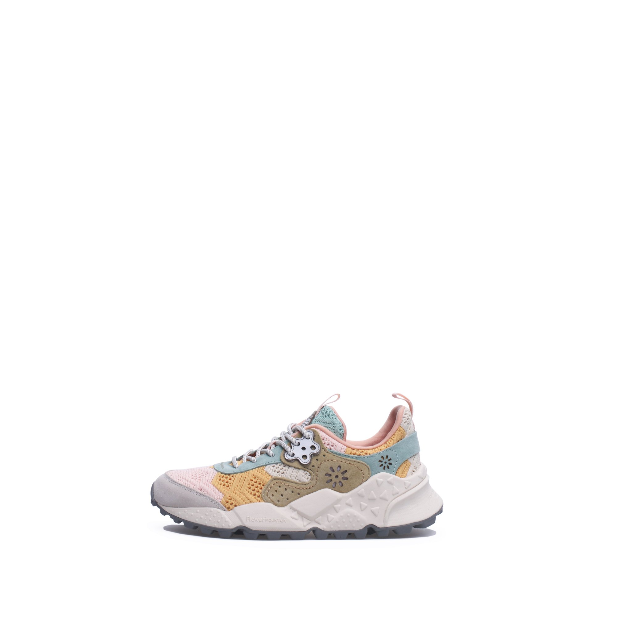 Flower Mountain Kotetsu Woman Suede/nylon Big Pois Beige Grigio Donna Flower mountain vista2