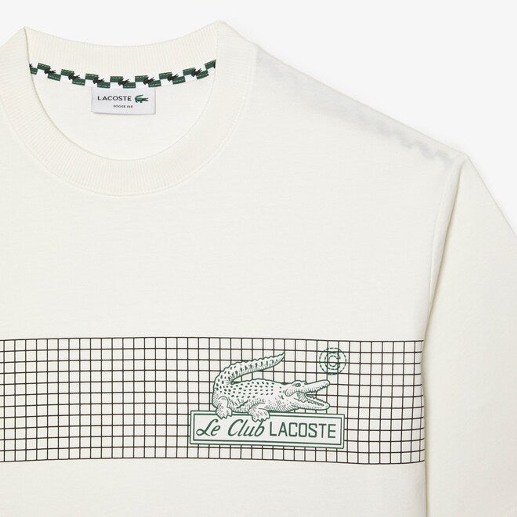 T-shirt Lacoste L!ve Blanc Femme Lacoste vista1