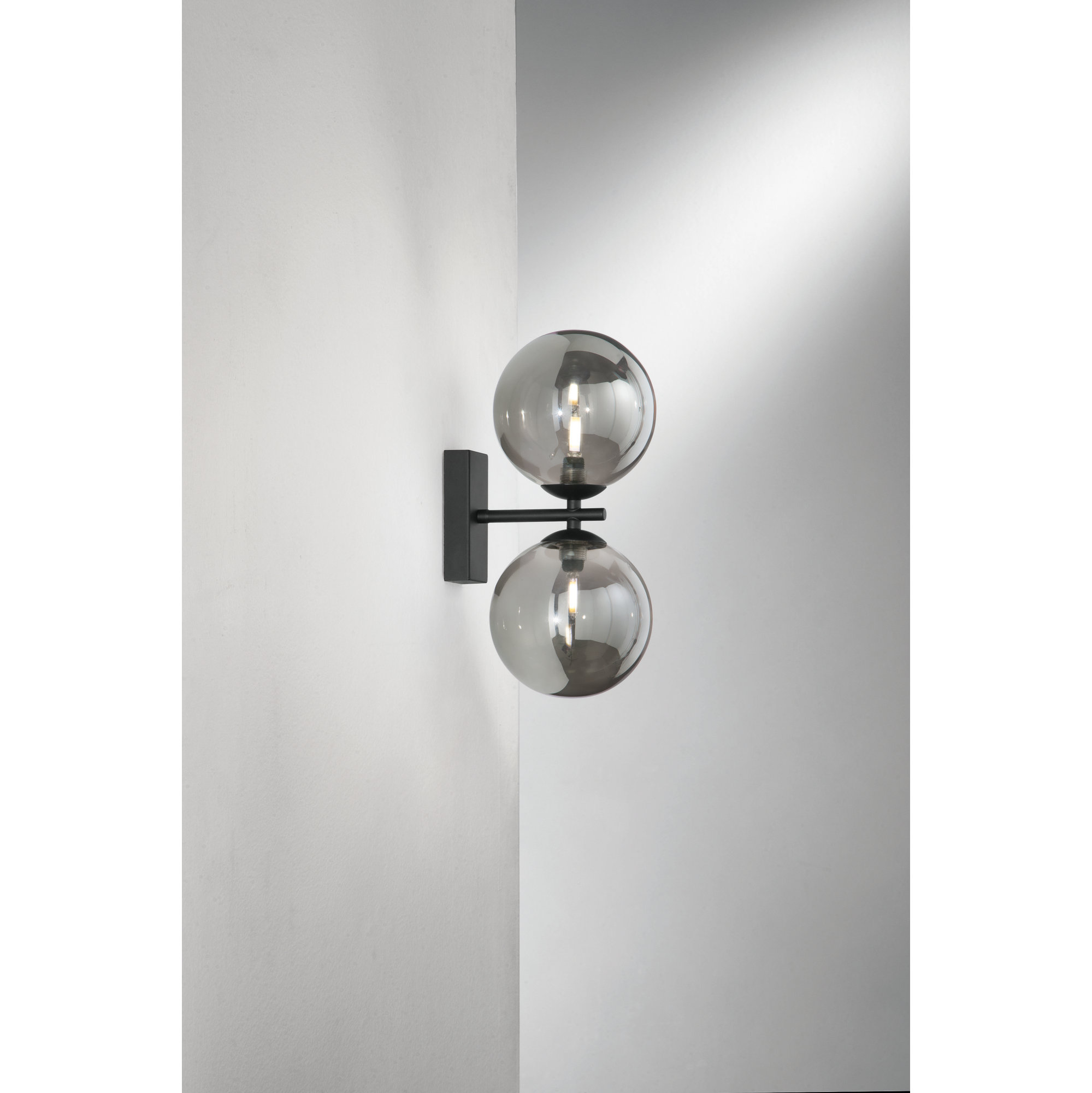 Aplique Honey de Metal y Cristal Negro 2xg9 5 Luce Ambiente e Design vista1