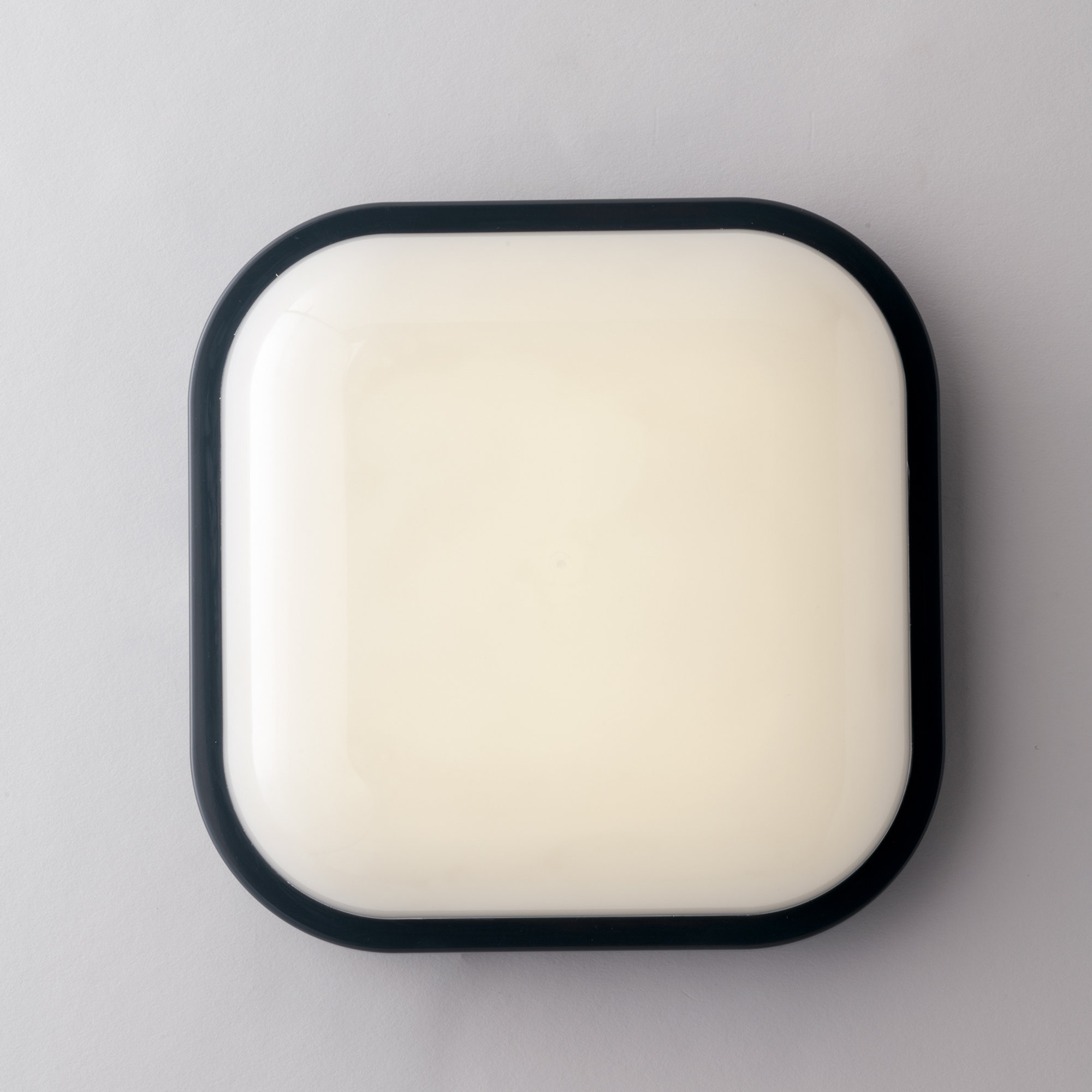 Led plafondlamp voor buiten Ever Antraciet, Led 15 w, 4000k (natuurlijk licht) Ip65 waterdicht en robuust INTEC vista0