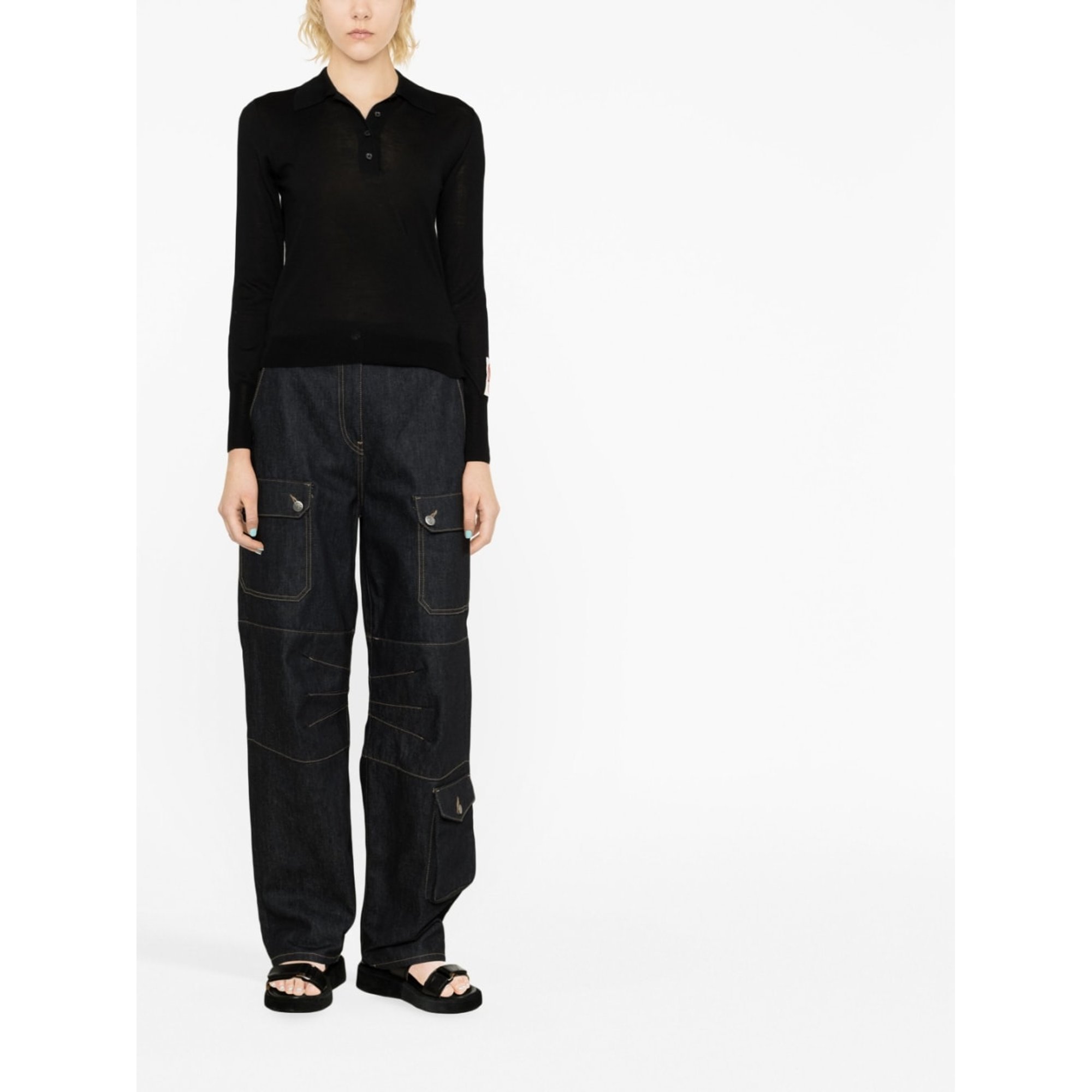 Knit Polo GOLDEN GOOSE vista1
