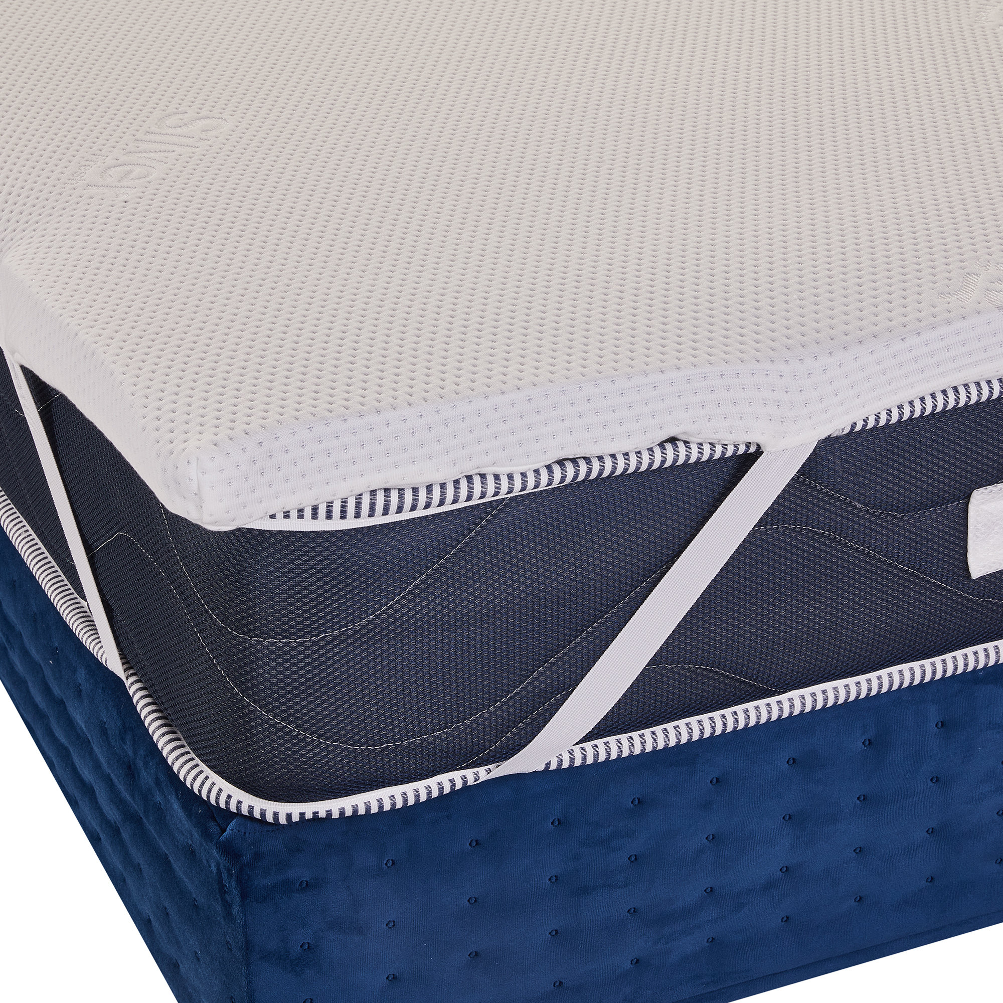 Topper Memory Camomilla bugnato 9 Zone Rivestimento Silver Dreamy vista2
