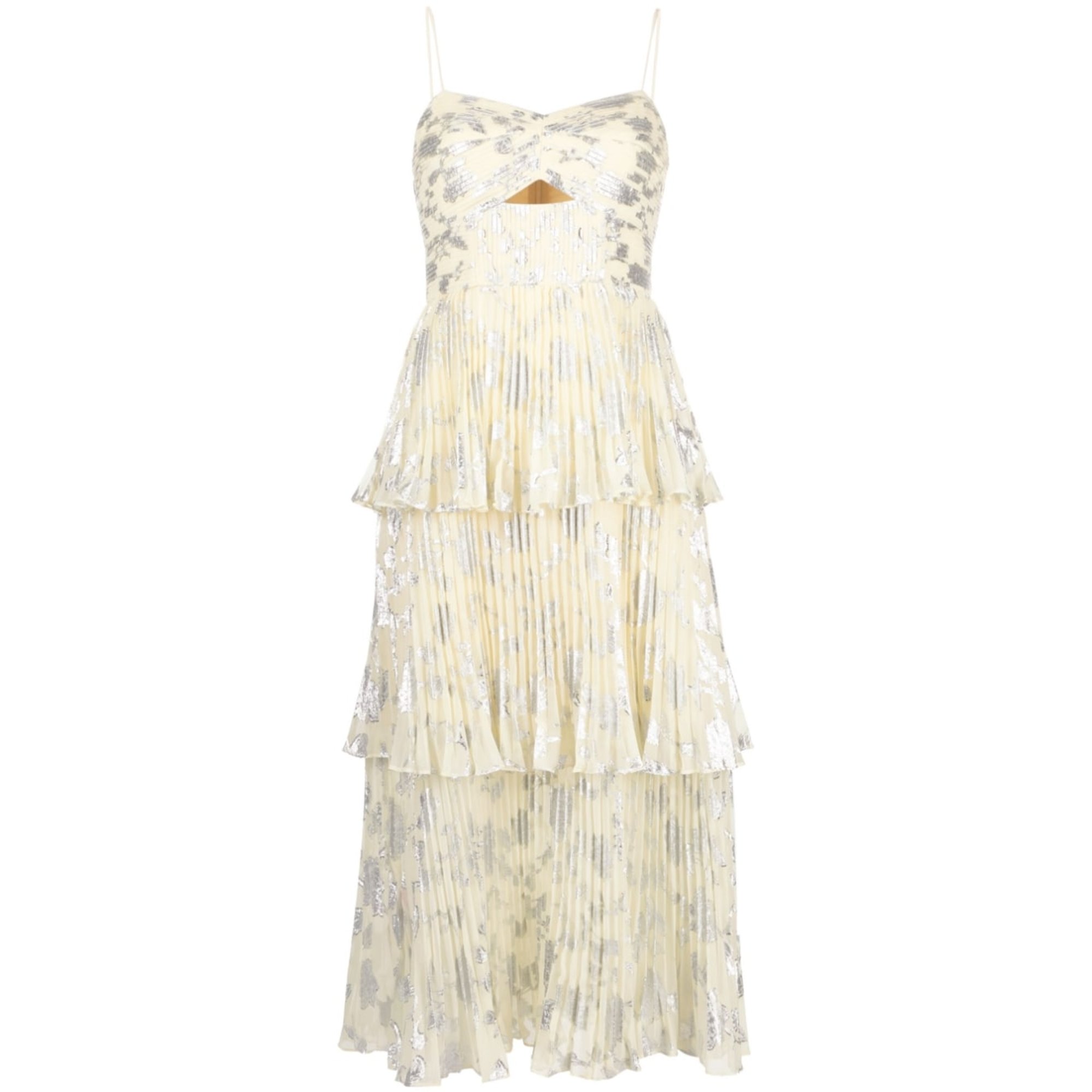 Vestido midi de jacquard SELF-PORTRAIT vista1