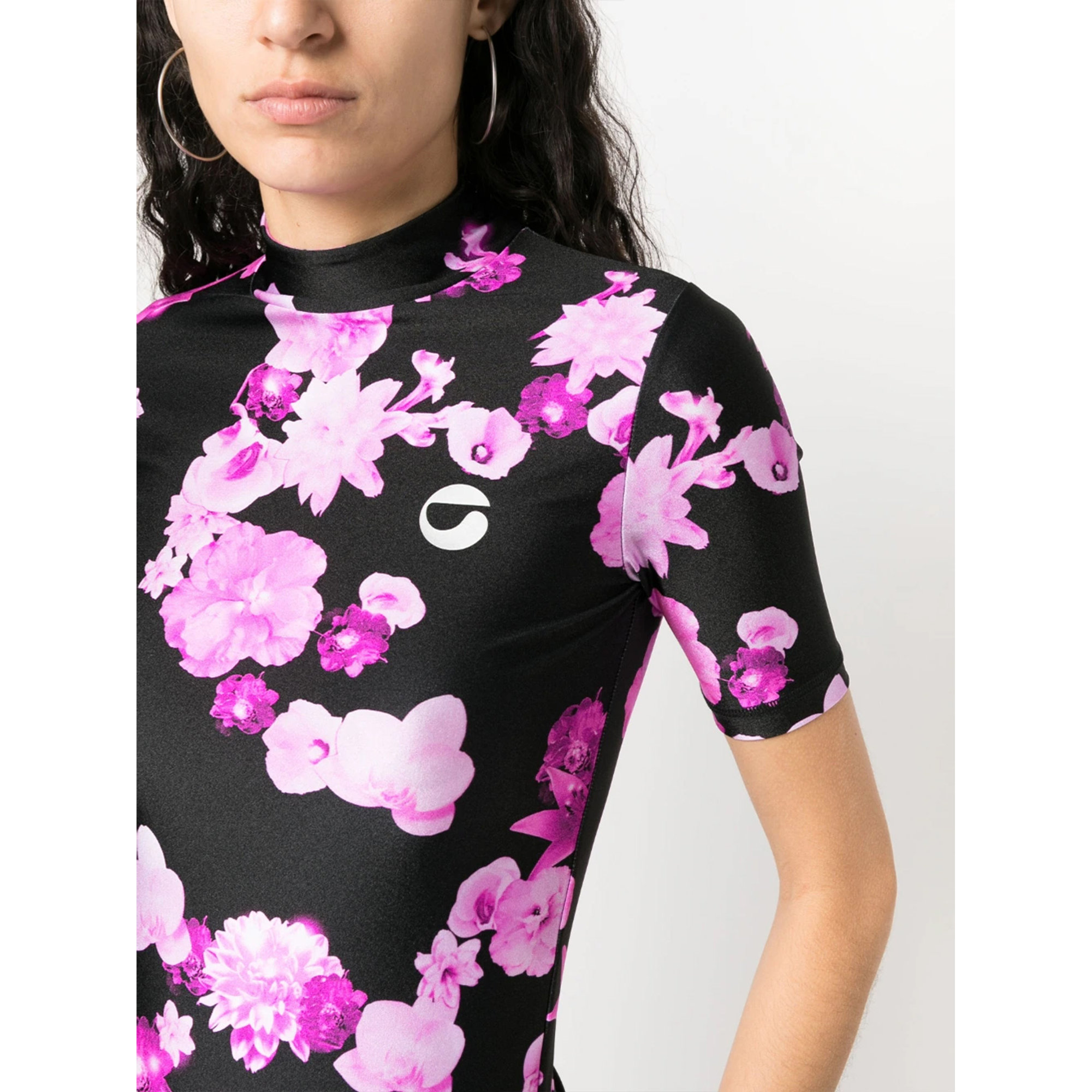 Top aderente con collo alto Coperni vista2