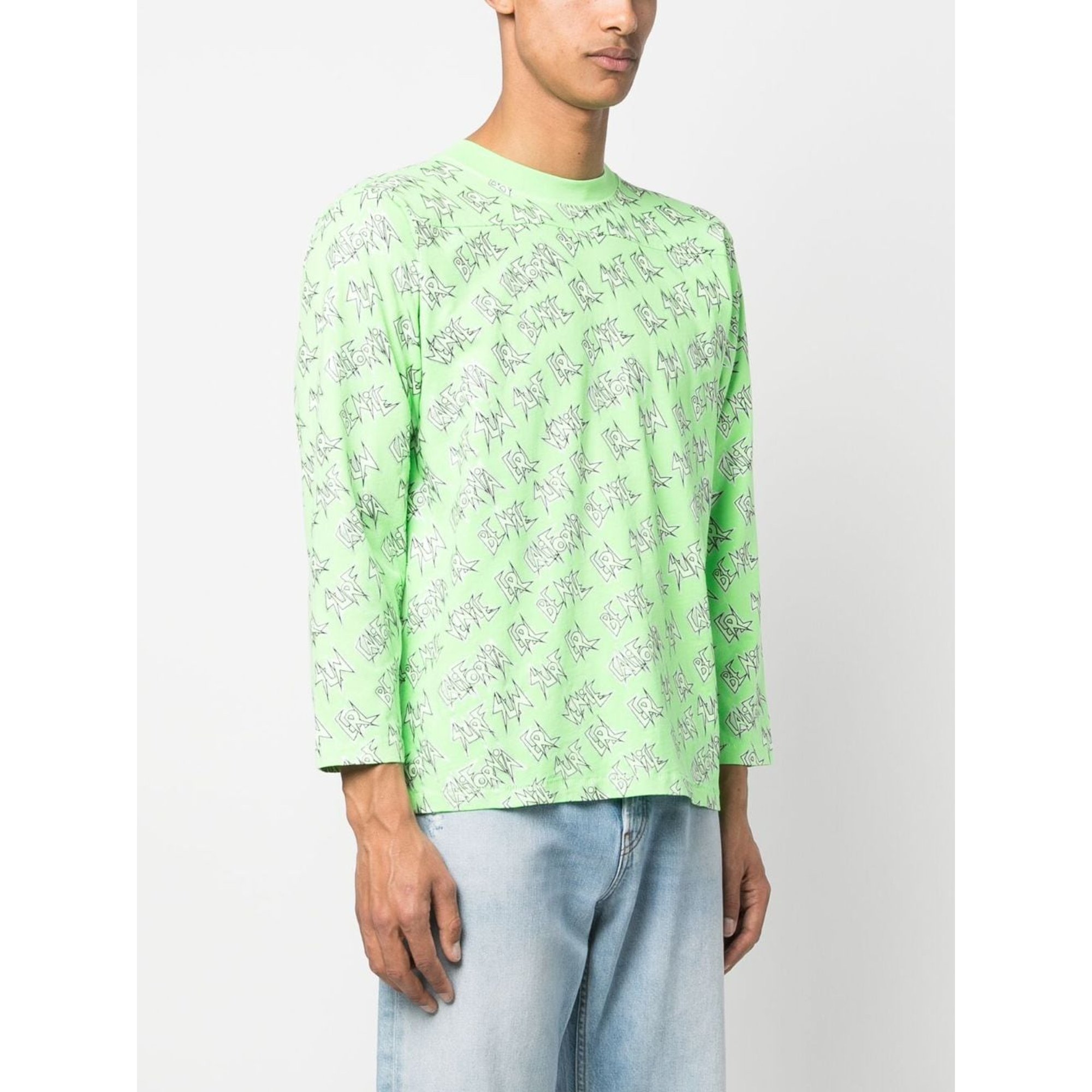 Maglietta a maniche lunghe stampata unisex lavorata a maglia ERL vista2