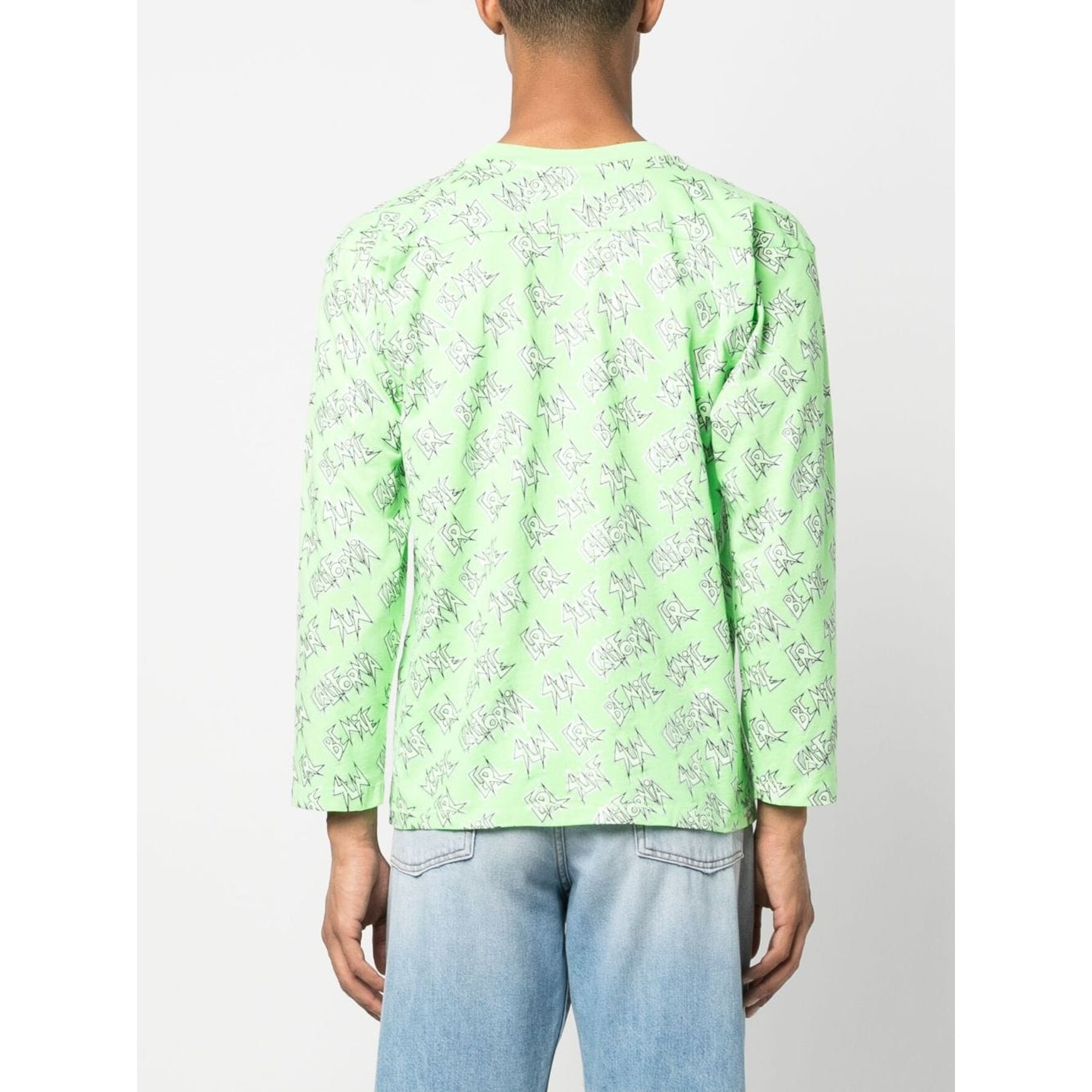 Maglietta a maniche lunghe stampata unisex lavorata a maglia ERL vista3