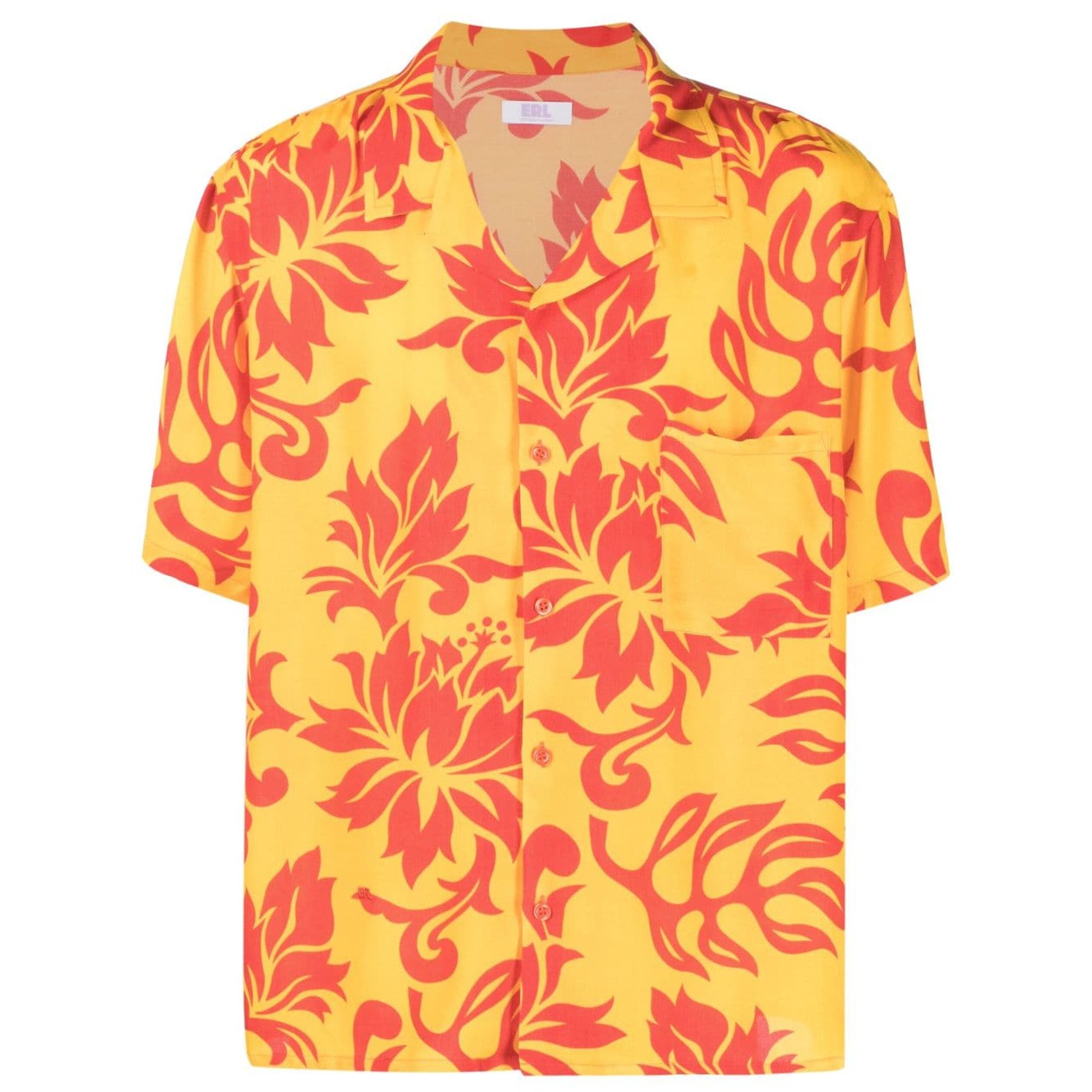 Camicia a maniche corte stampata unisex tessuta ERL vista0