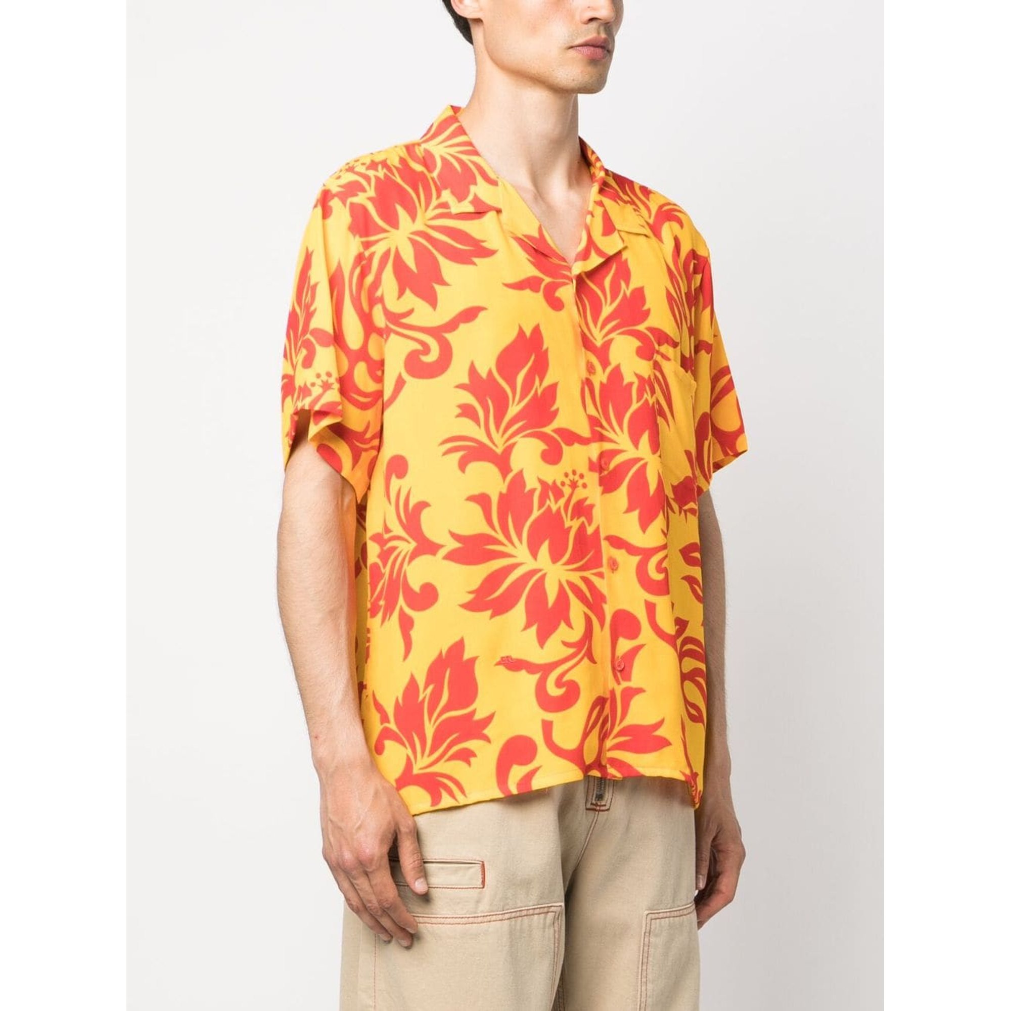 Camicia a maniche corte stampata unisex tessuta ERL vista2