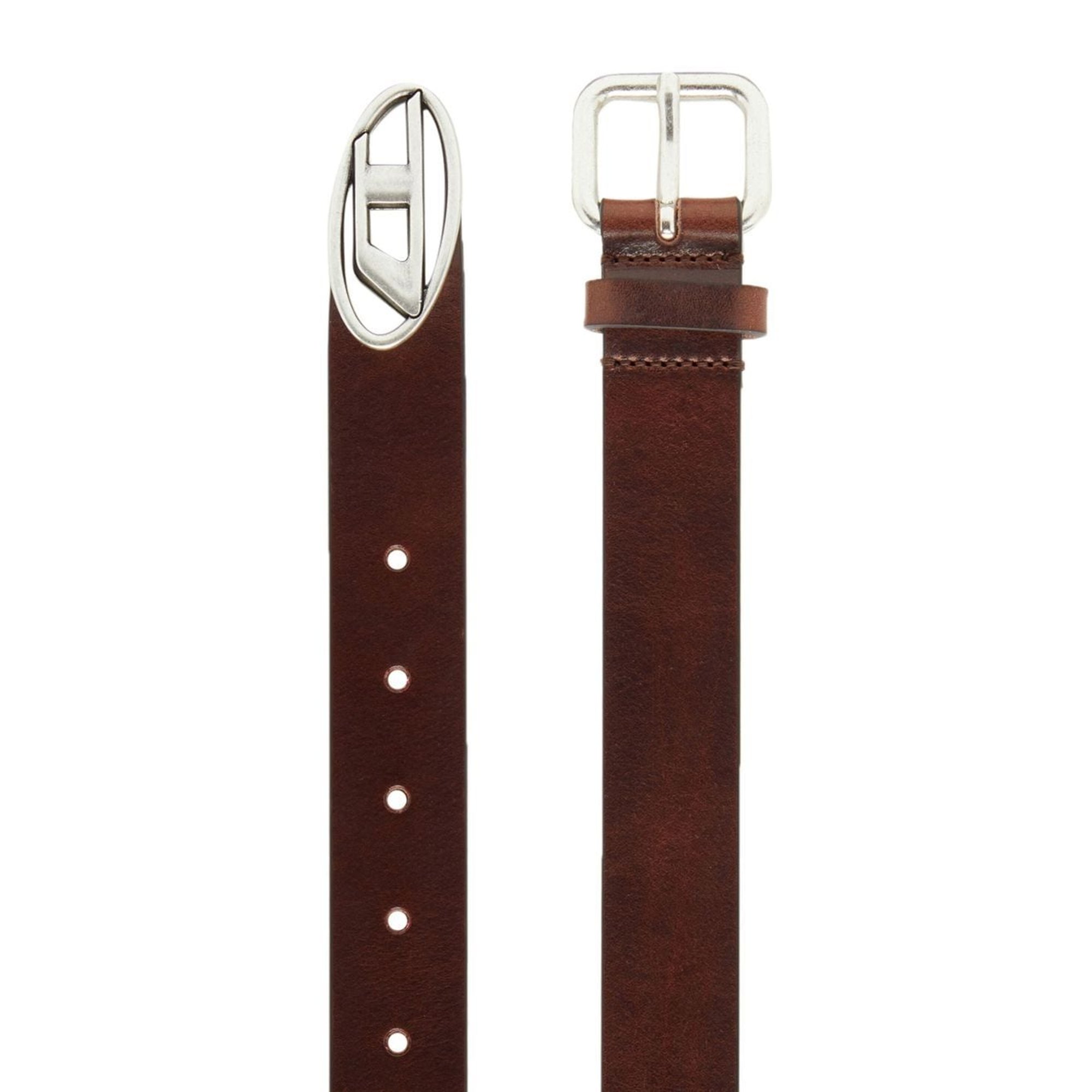 Cintura con inserto B ovale con logo d Diesel  vista2