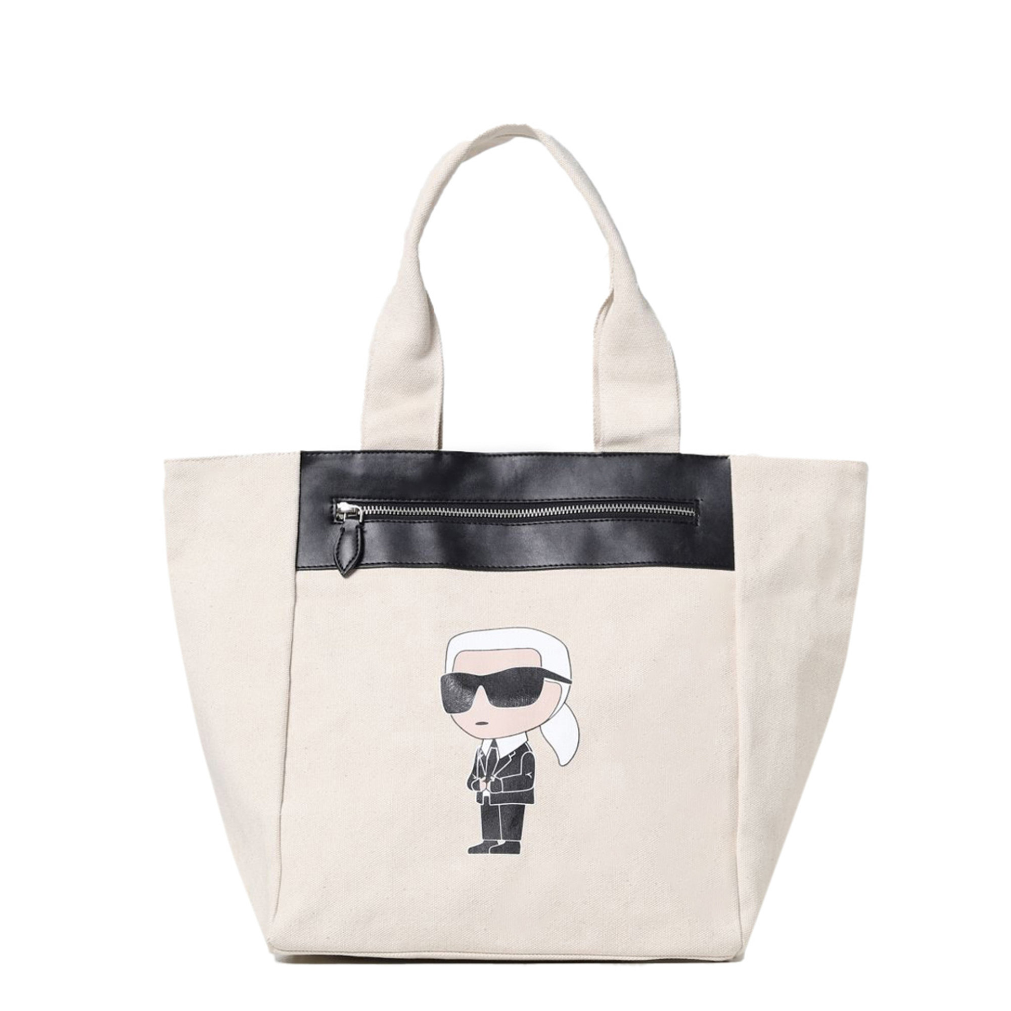 Borsa Shopping Marrone Donna Karl Lagerfeld vista0
