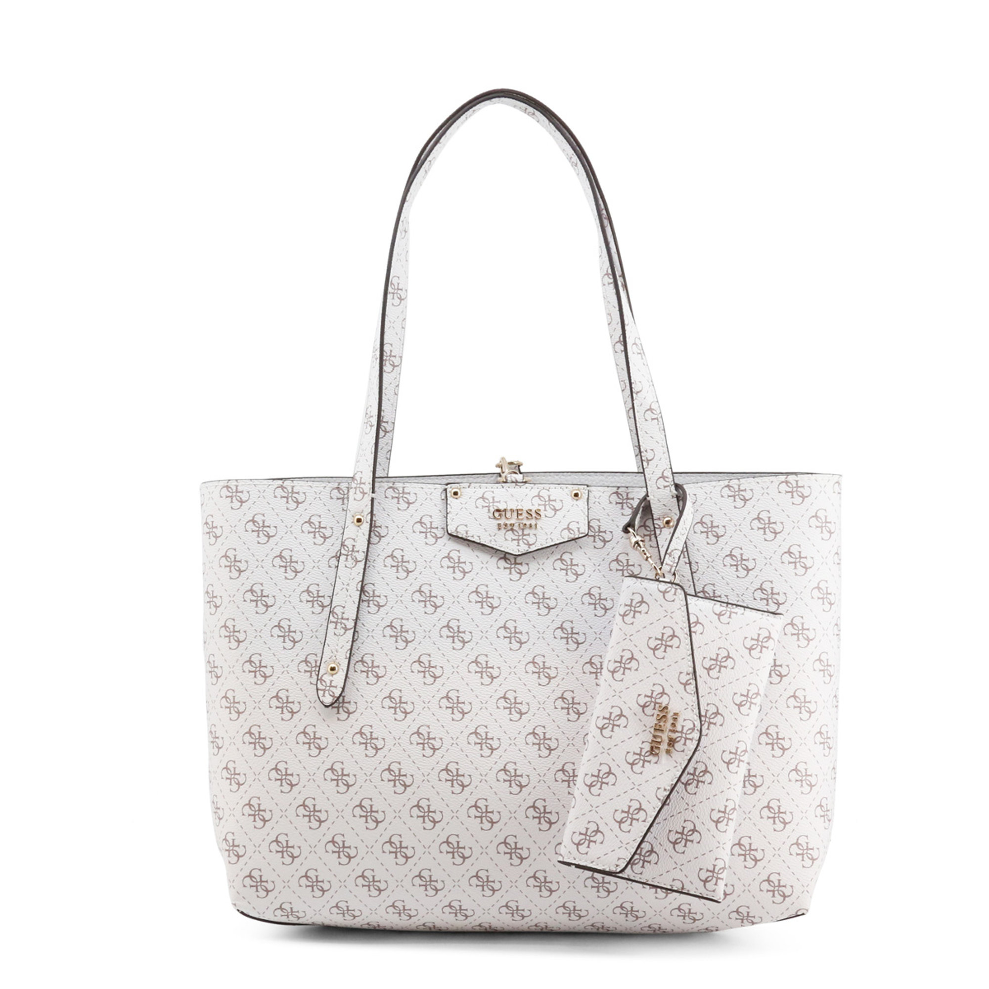 Borsa Shopping Bianca Donna Guess  vista0