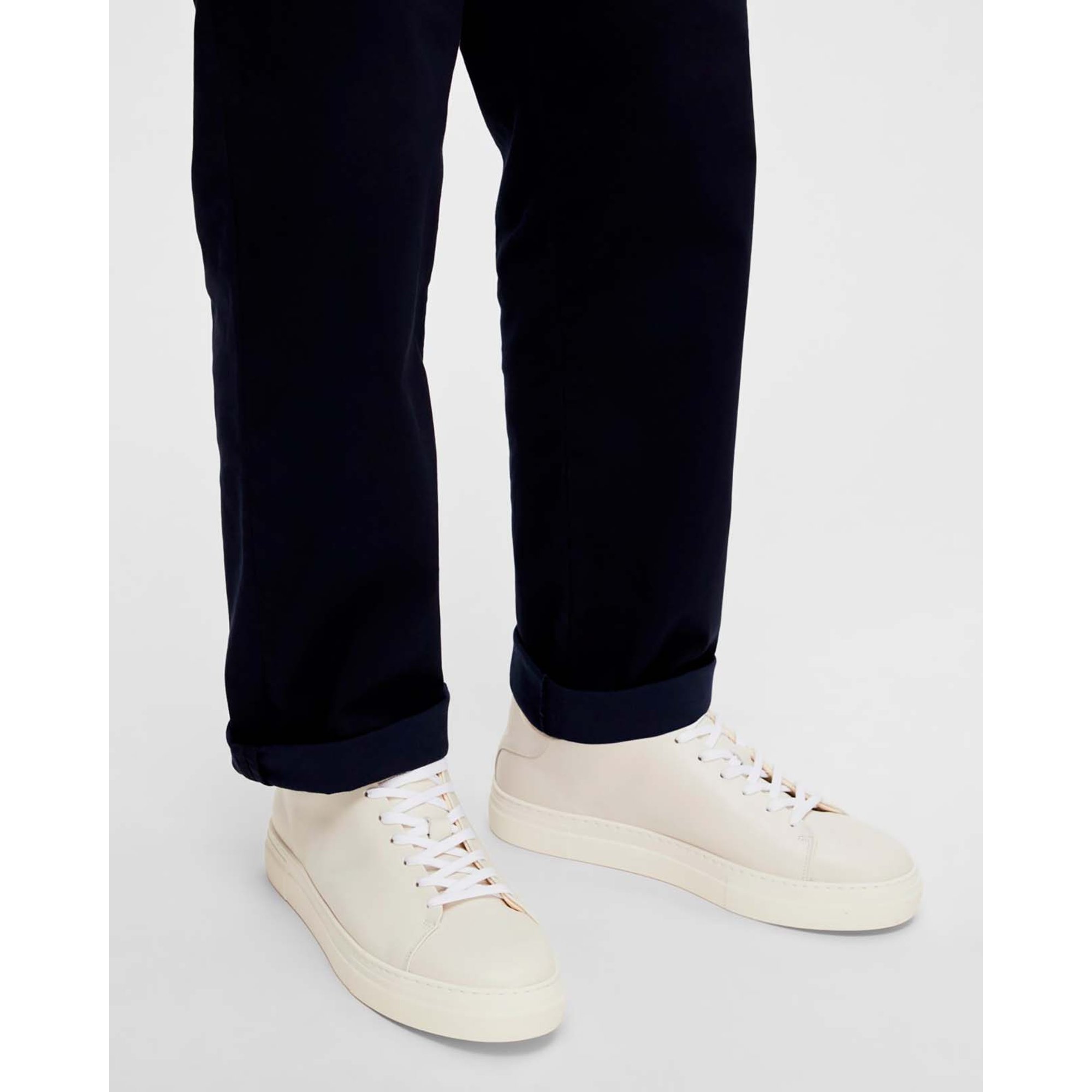 Baskets blanches épaisses David Selected Homme vista3